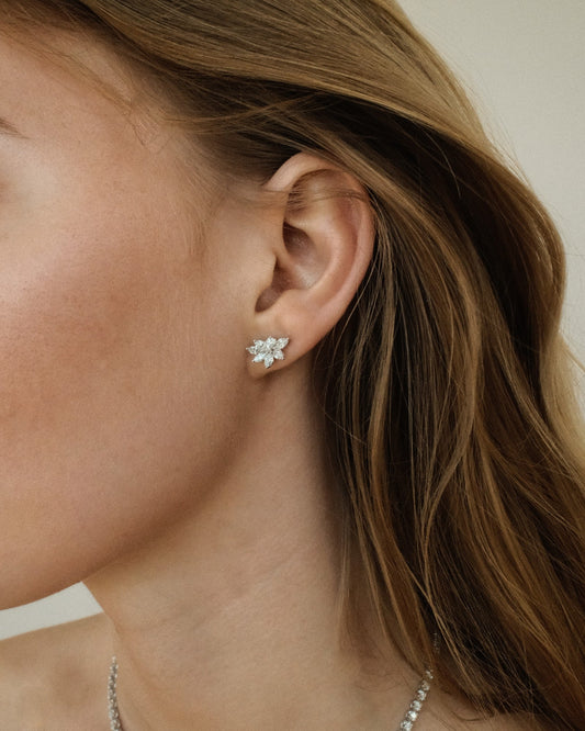 1.0 CT Round Bezel Solitaire Lab Grown Diamond Earrings