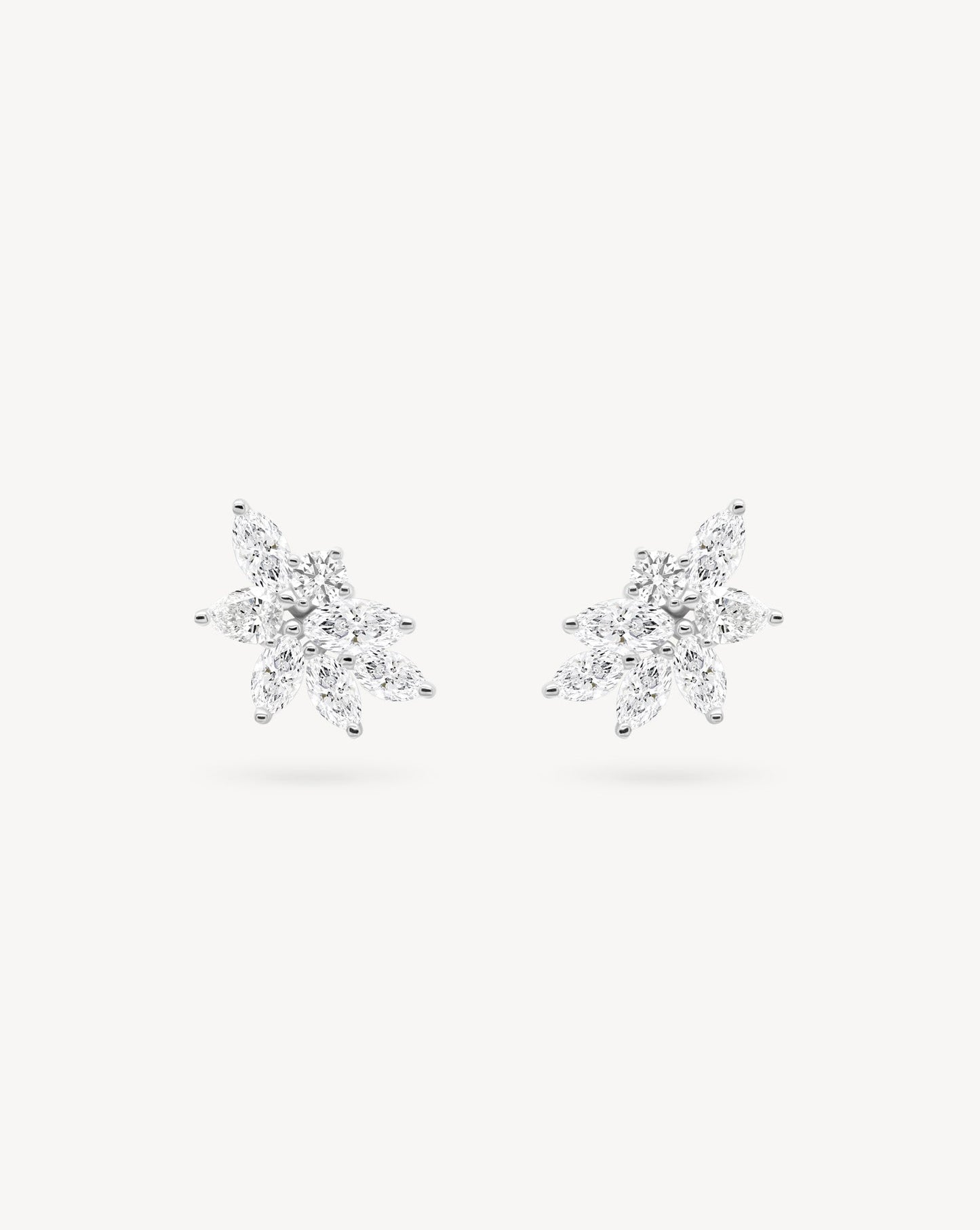 1.0 CT Round Bezel Solitaire Lab Grown Diamond Earrings
