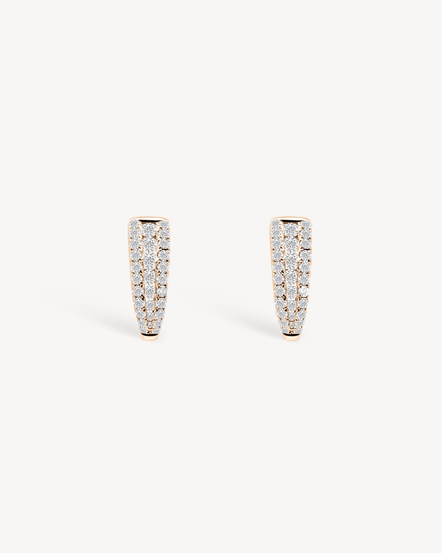 1.0 CT Round Bezel Solitaire Lab Grown Diamond Earrings