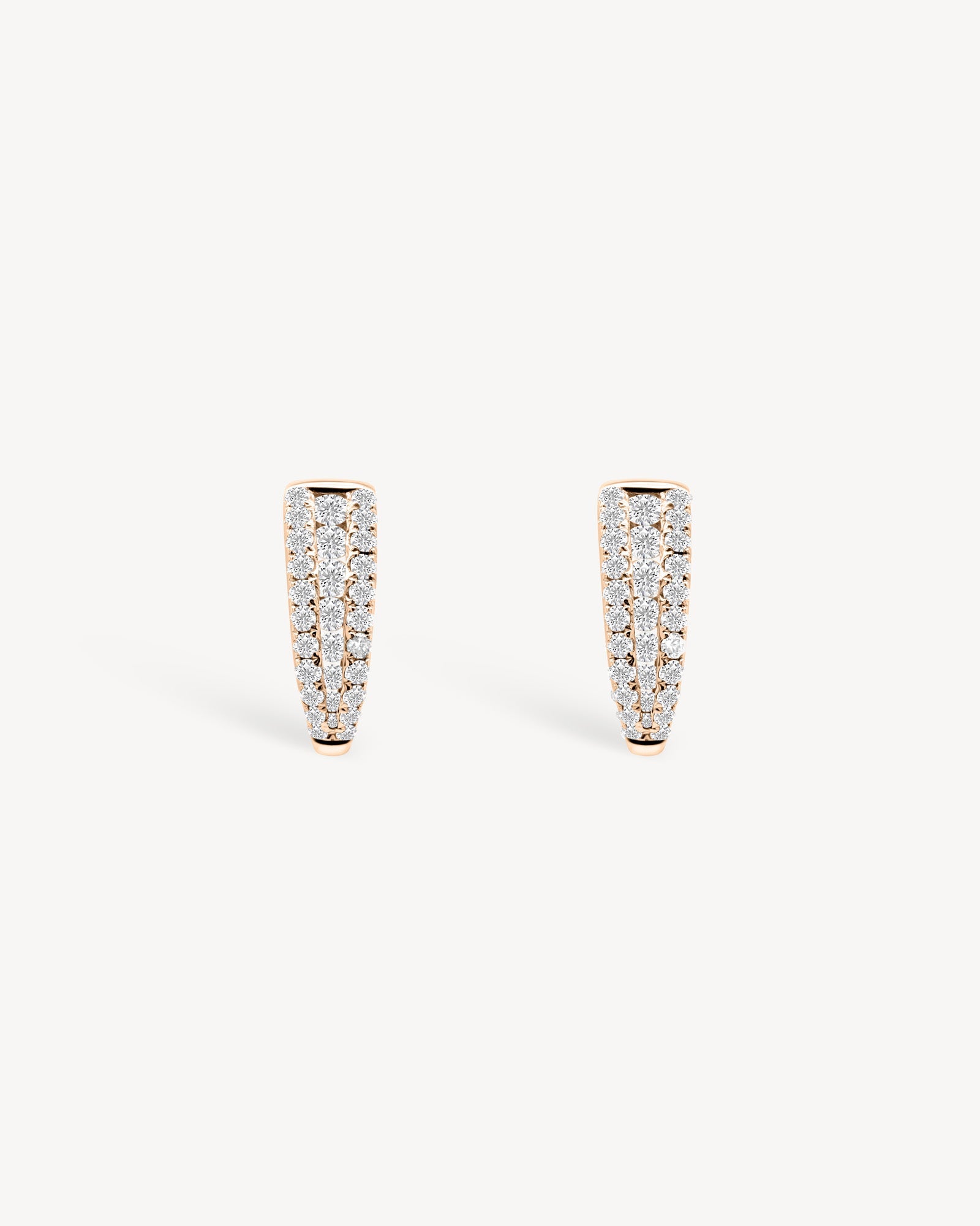 1.0 CT Round Bezel Solitaire Lab Grown Diamond Earrings