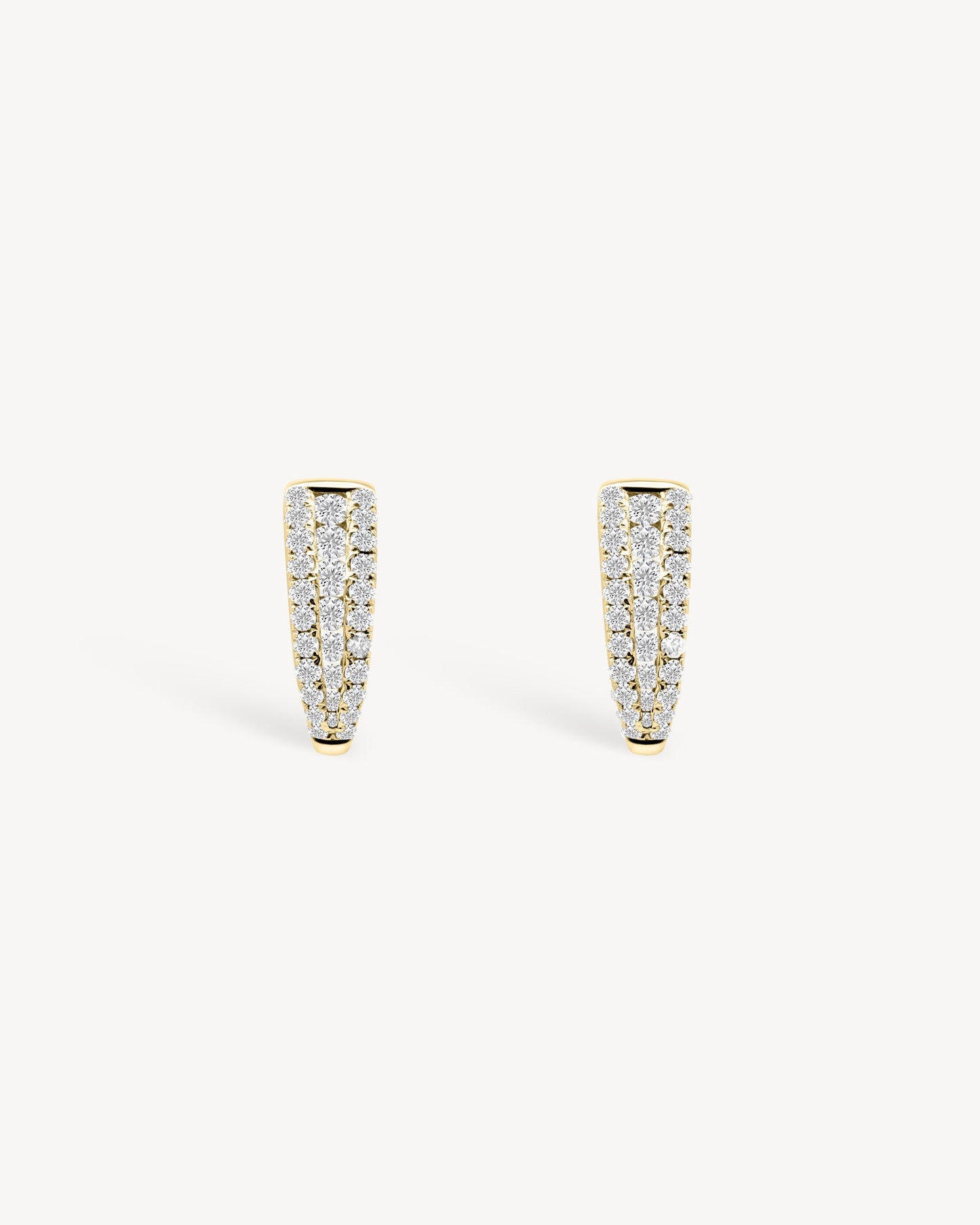 1.0 CT Round Bezel Solitaire Lab Grown Diamond Earrings