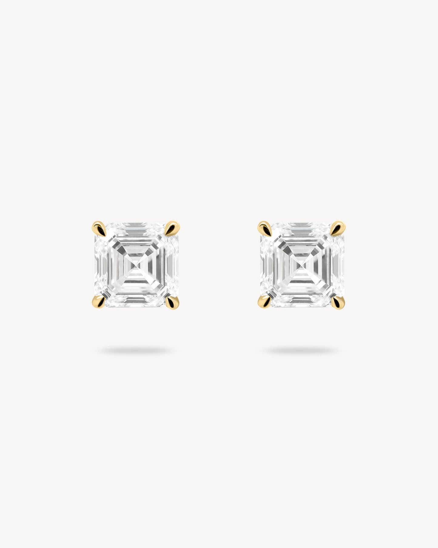 1.0 CT Round Bezel Solitaire Lab Grown Diamond Earrings