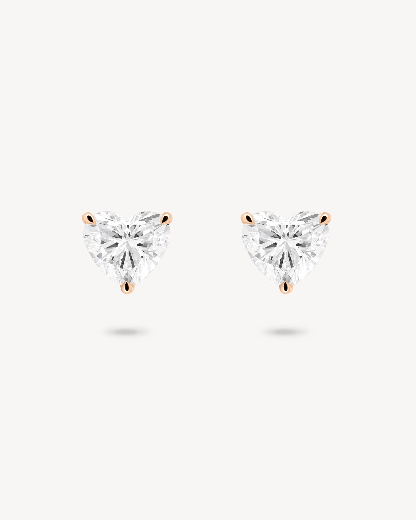 1.0 CT Round Bezel Solitaire Lab Grown Diamond Earrings