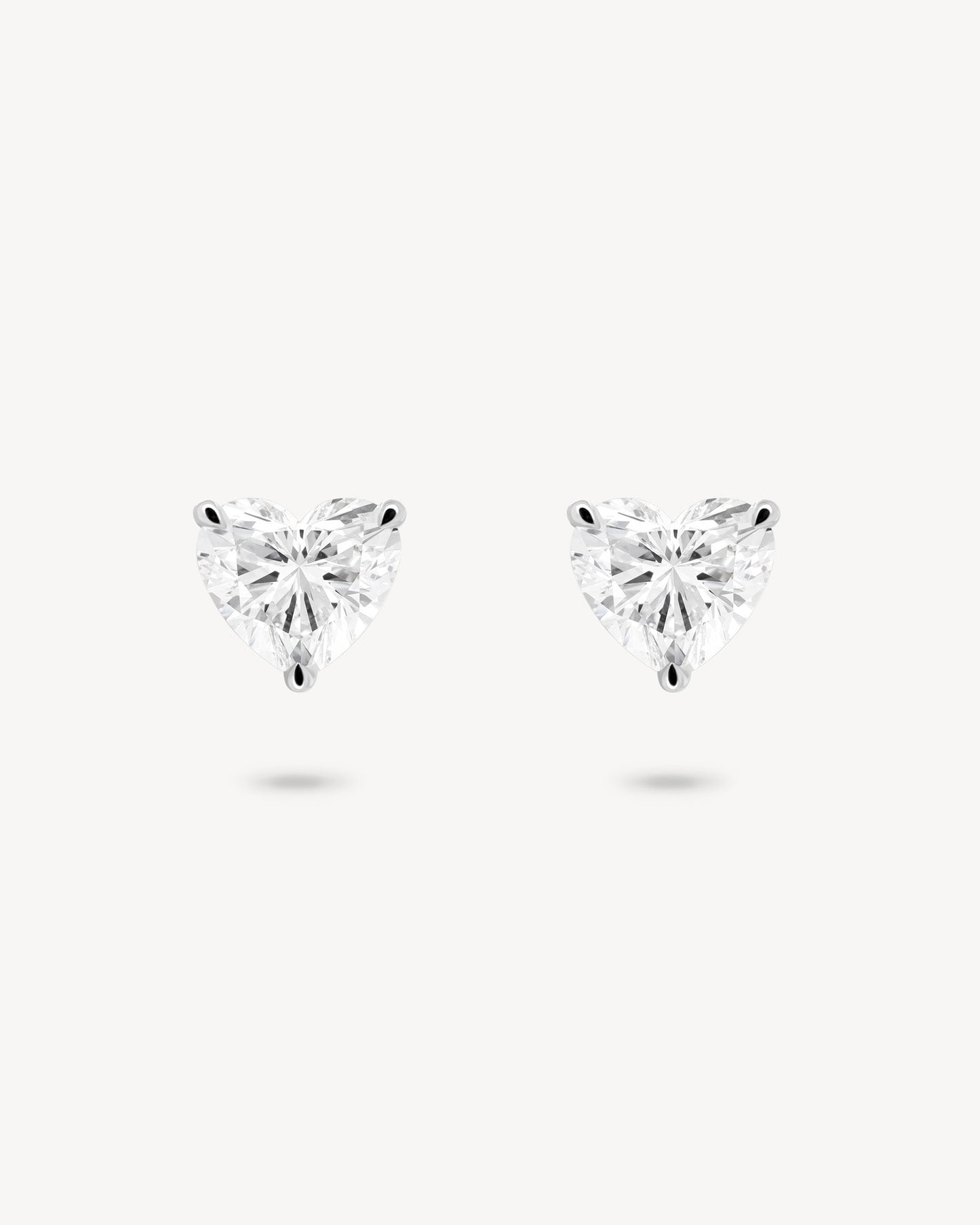 1.0 CT Round Bezel Solitaire Lab Grown Diamond Earrings