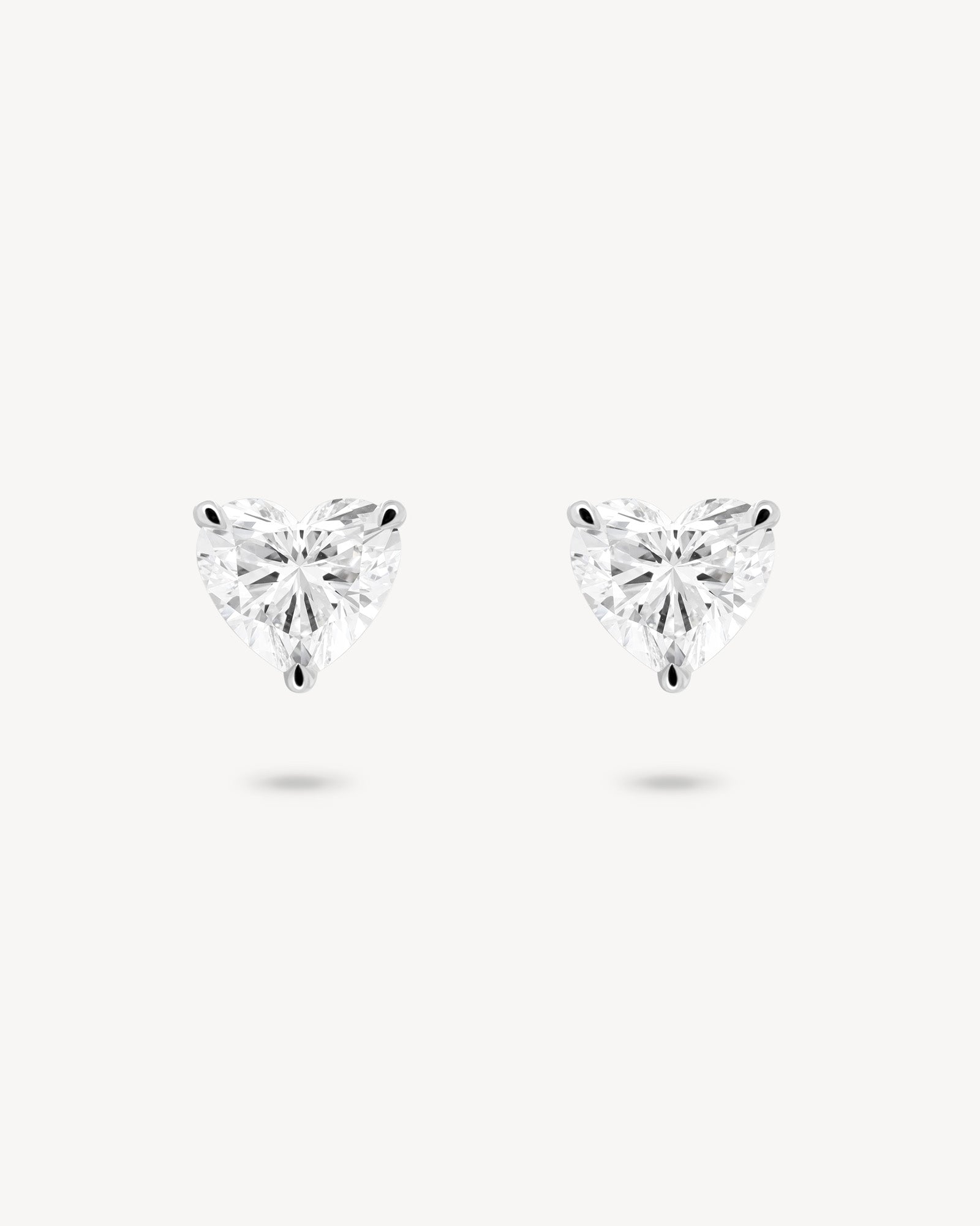 1.0 CT Round Bezel Solitaire Lab Grown Diamond Earrings