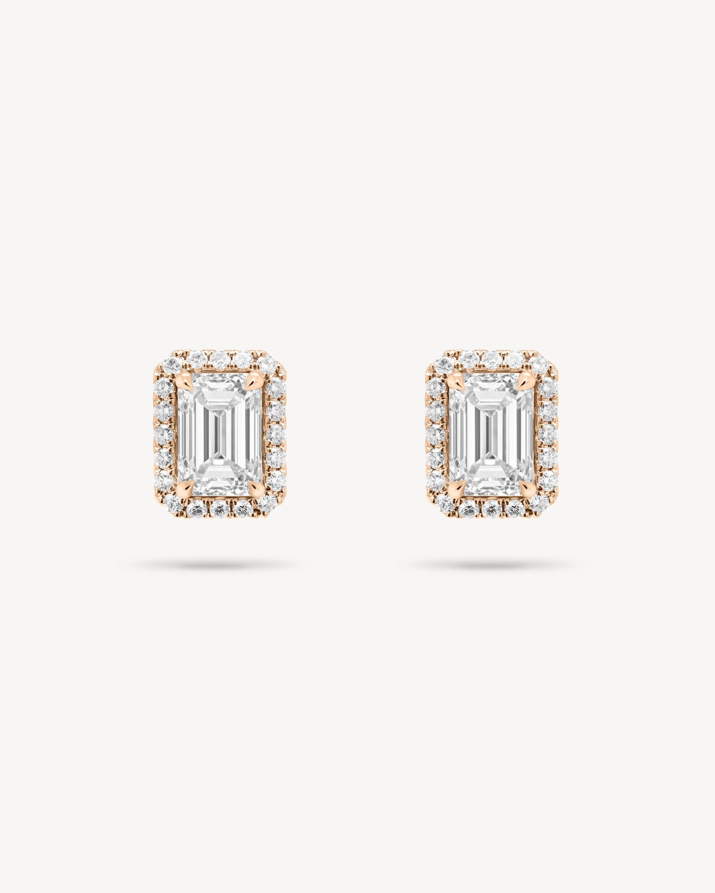 1.0 CT Round Bezel Solitaire Lab Grown Diamond Earrings