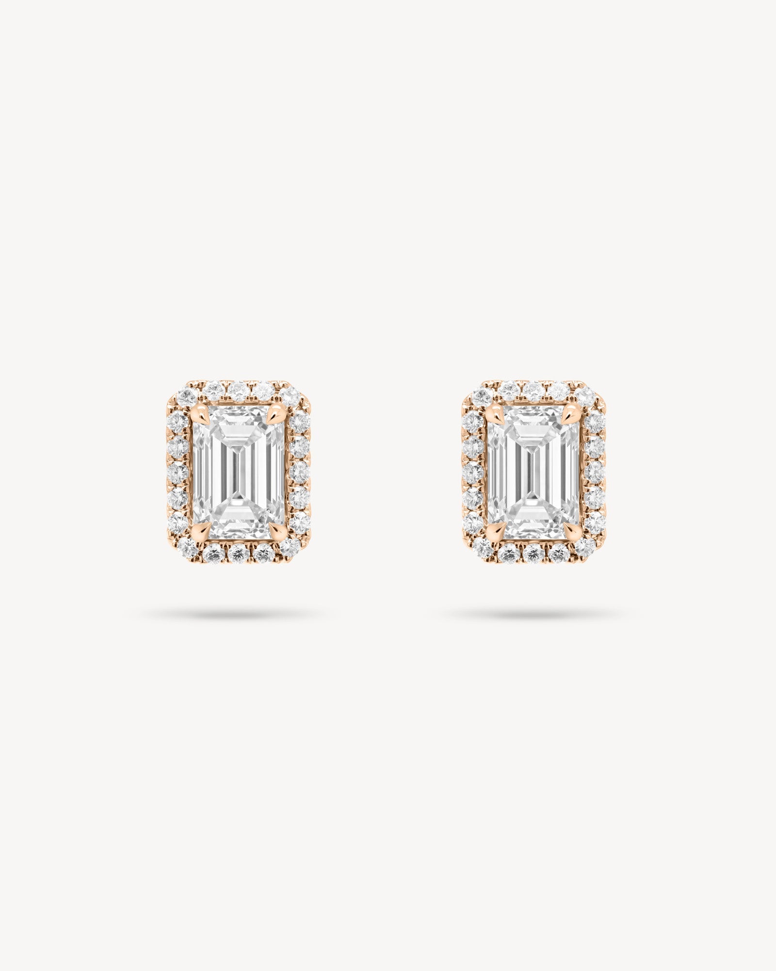 1.0 CT Round Bezel Solitaire Lab Grown Diamond Earrings