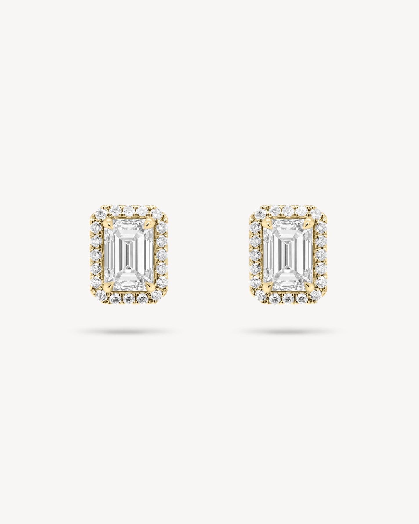 1.0 CT Round Bezel Solitaire Lab Grown Diamond Earrings