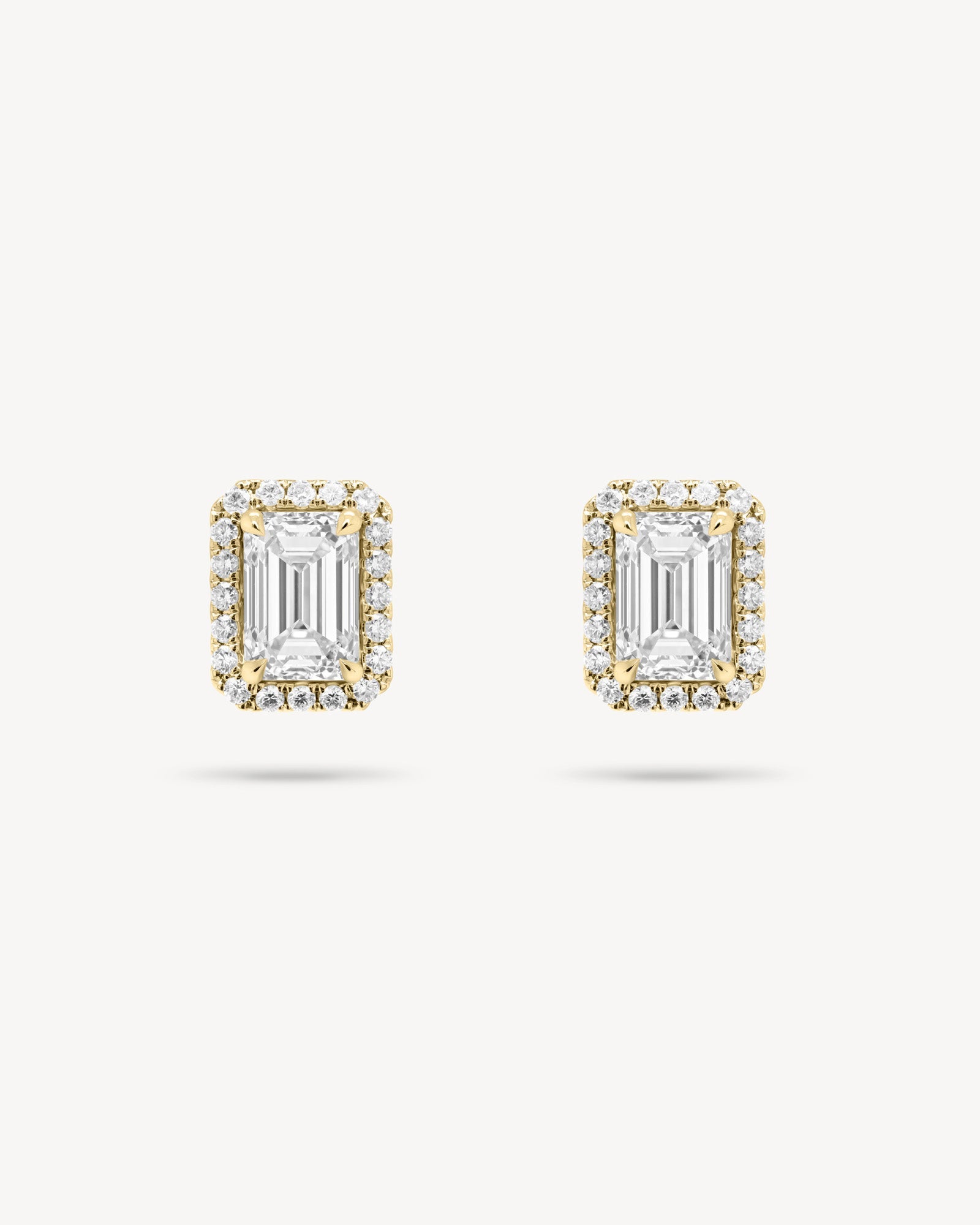 1.0 CT Round Bezel Solitaire Lab Grown Diamond Earrings