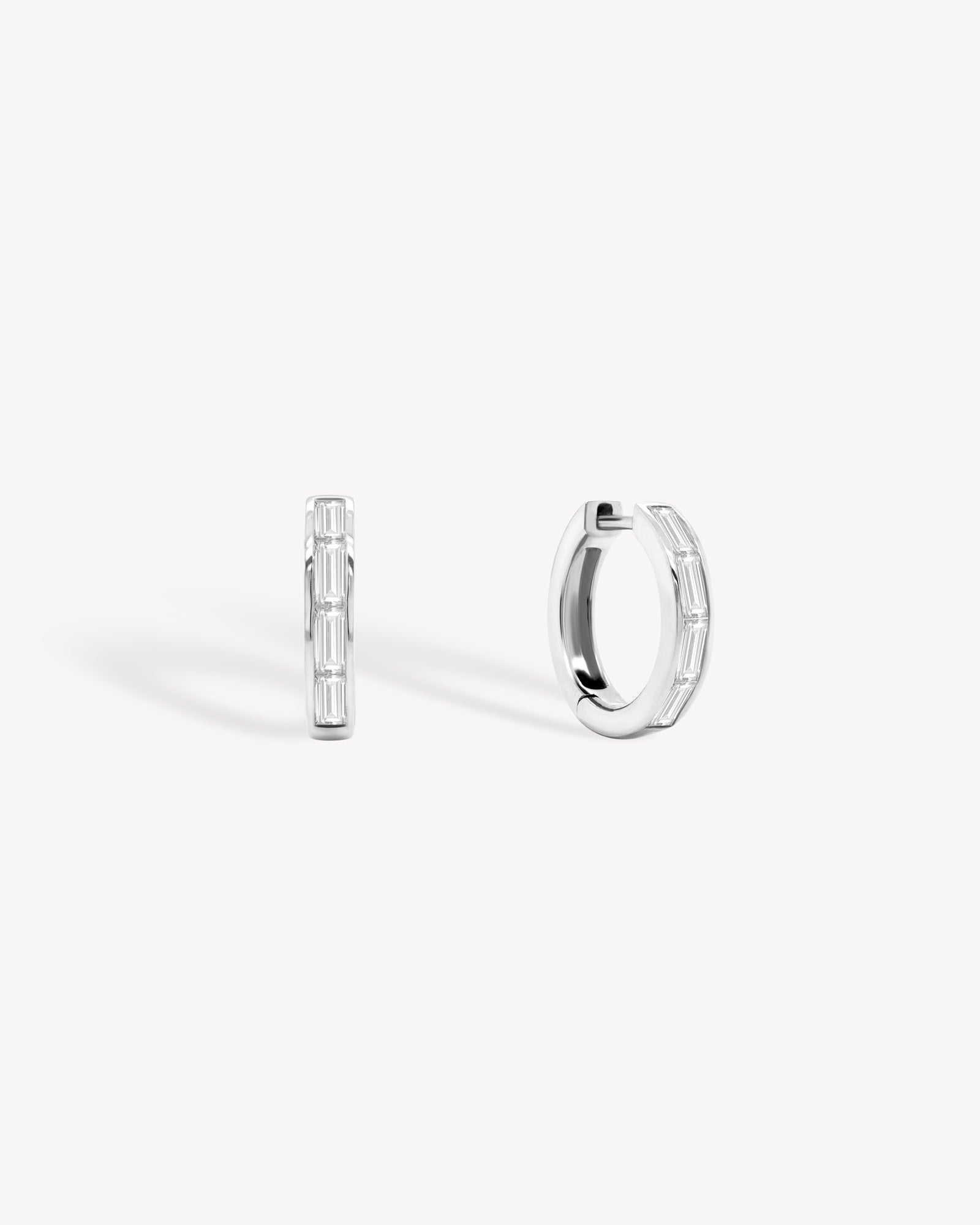 1.0 CT Round Bezel Solitaire Lab Grown Diamond Earrings