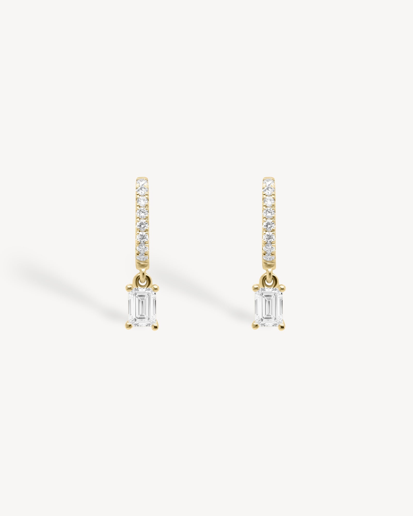 1.0 CT Round Bezel Solitaire Lab Grown Diamond Earrings