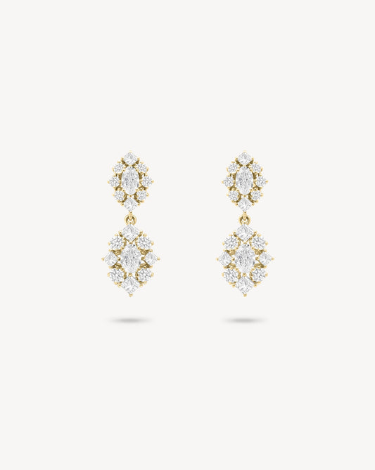 1.0 CT Round Bezel Solitaire Lab Grown Diamond Earrings
