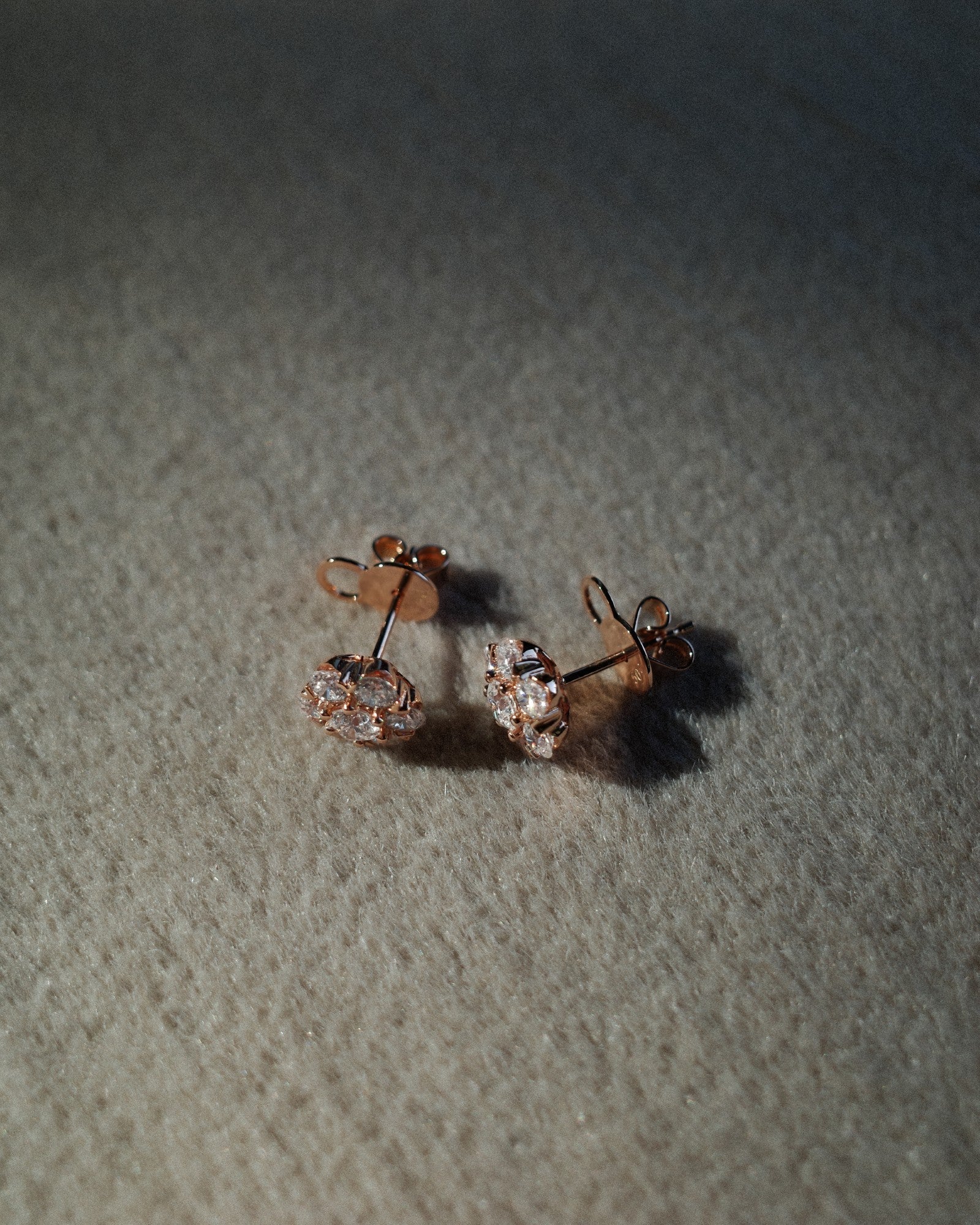 1.0 CT Round Bezel Solitaire Lab Grown Diamond Earrings