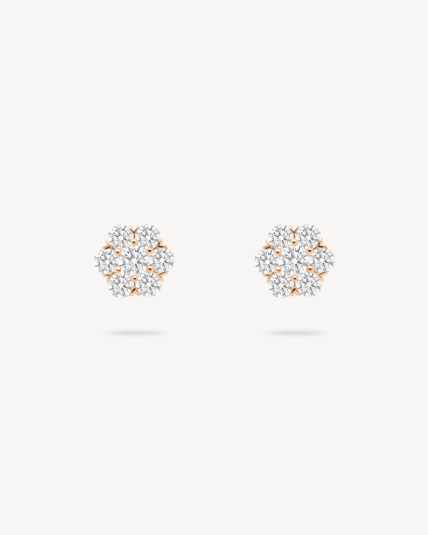 1.0 CT Round Bezel Solitaire Lab Grown Diamond Earrings