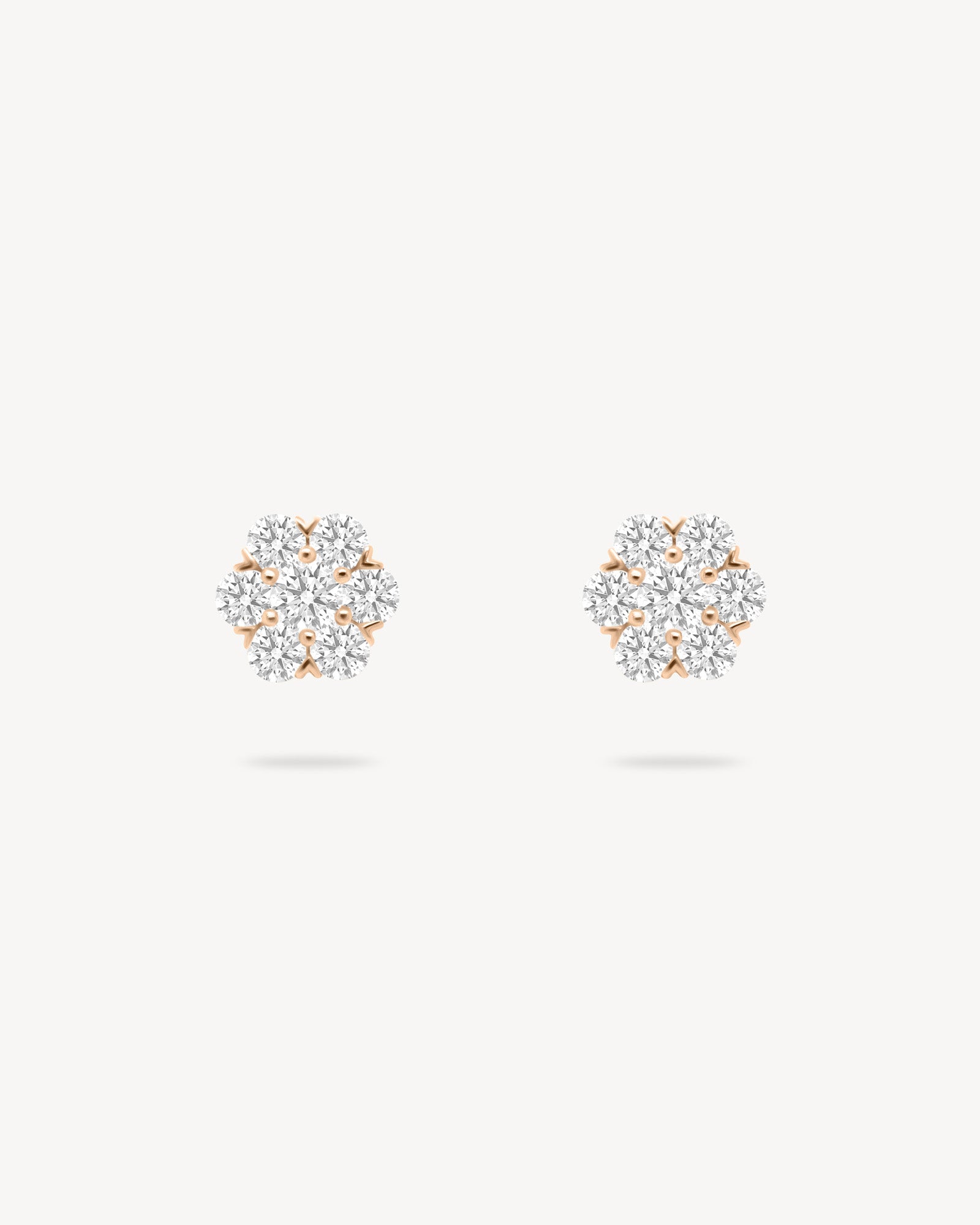 1.0 CT Round Bezel Solitaire Lab Grown Diamond Earrings