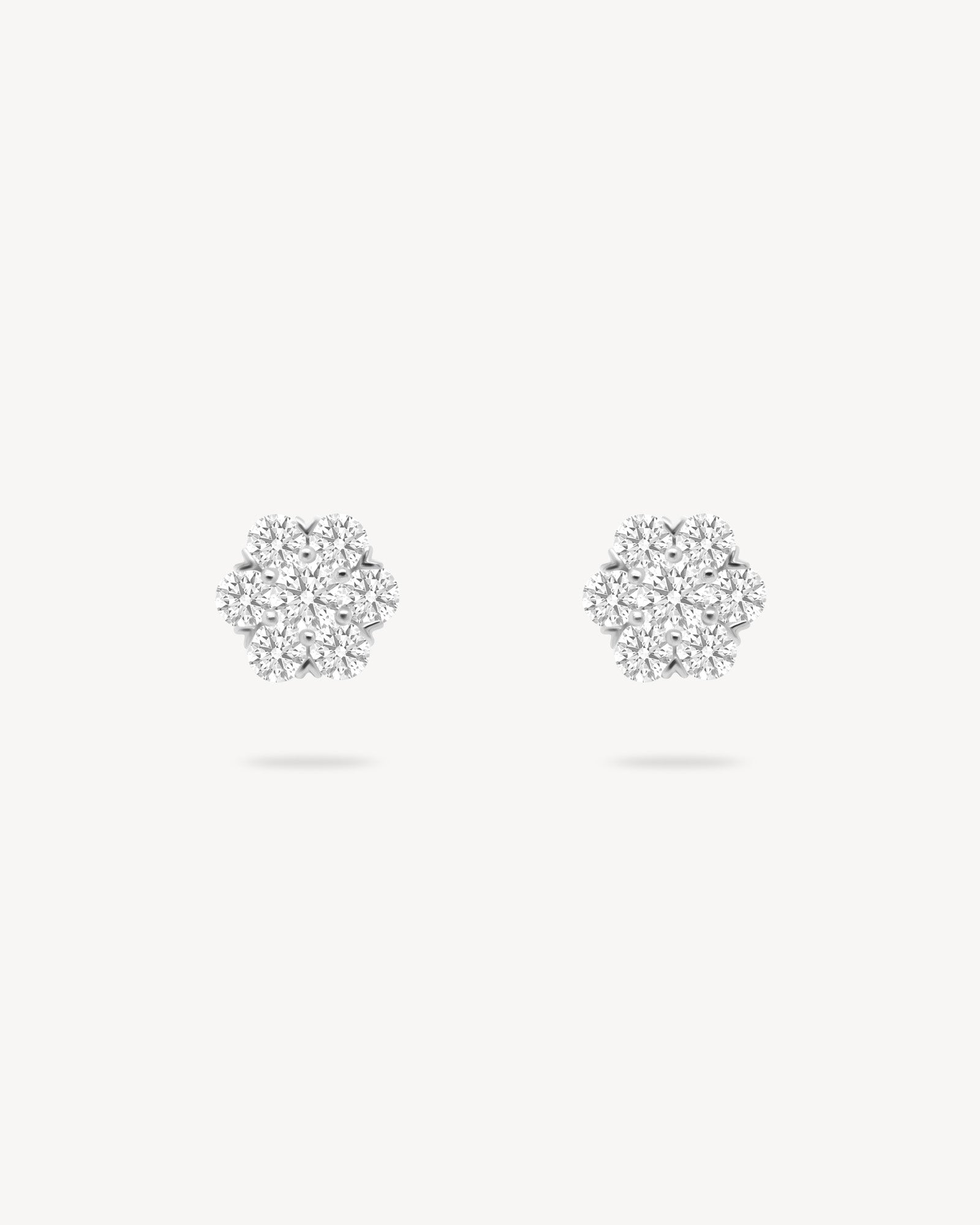 1.0 CT Round Bezel Solitaire Lab Grown Diamond Earrings