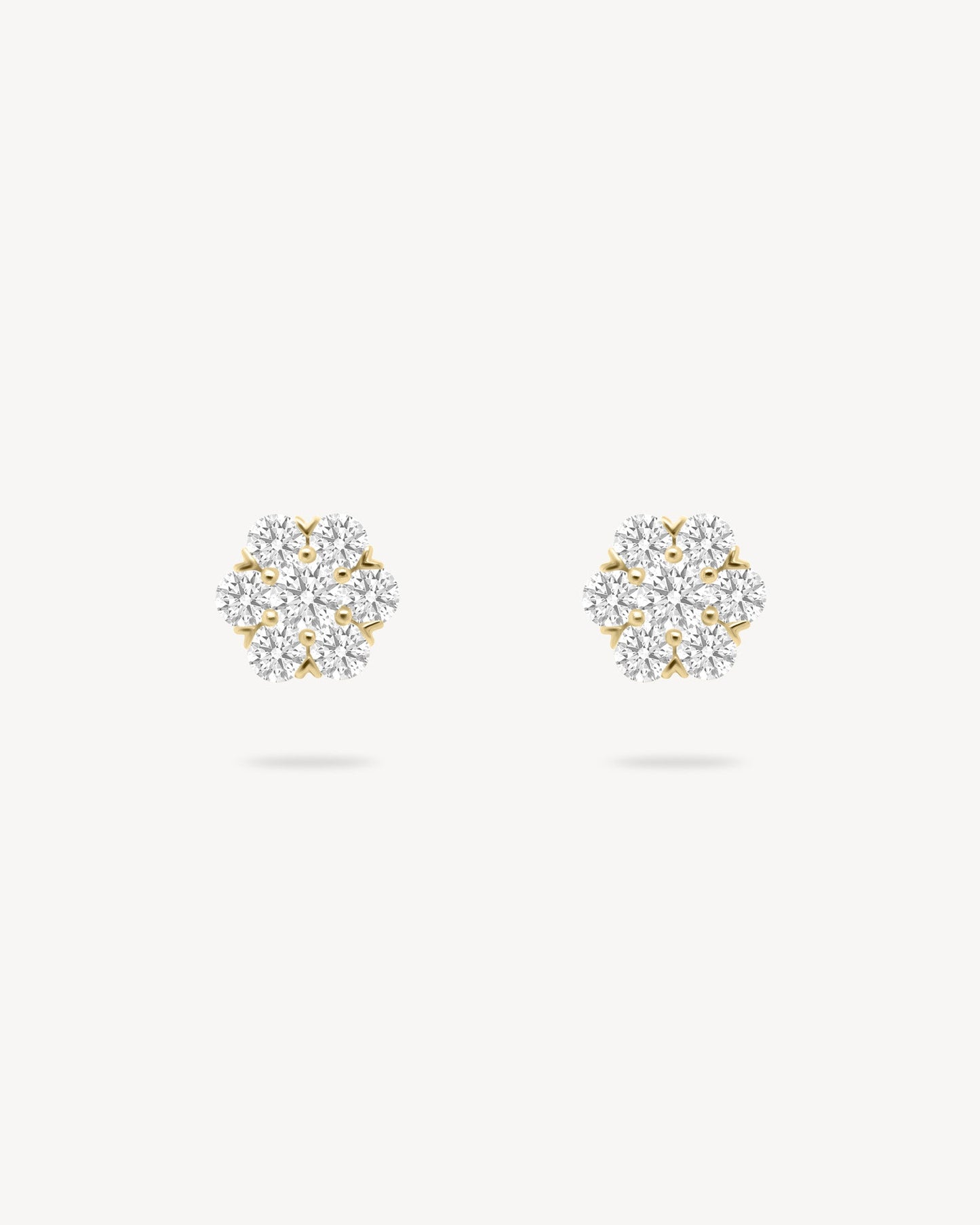 1.0 CT Round Bezel Solitaire Lab Grown Diamond Earrings