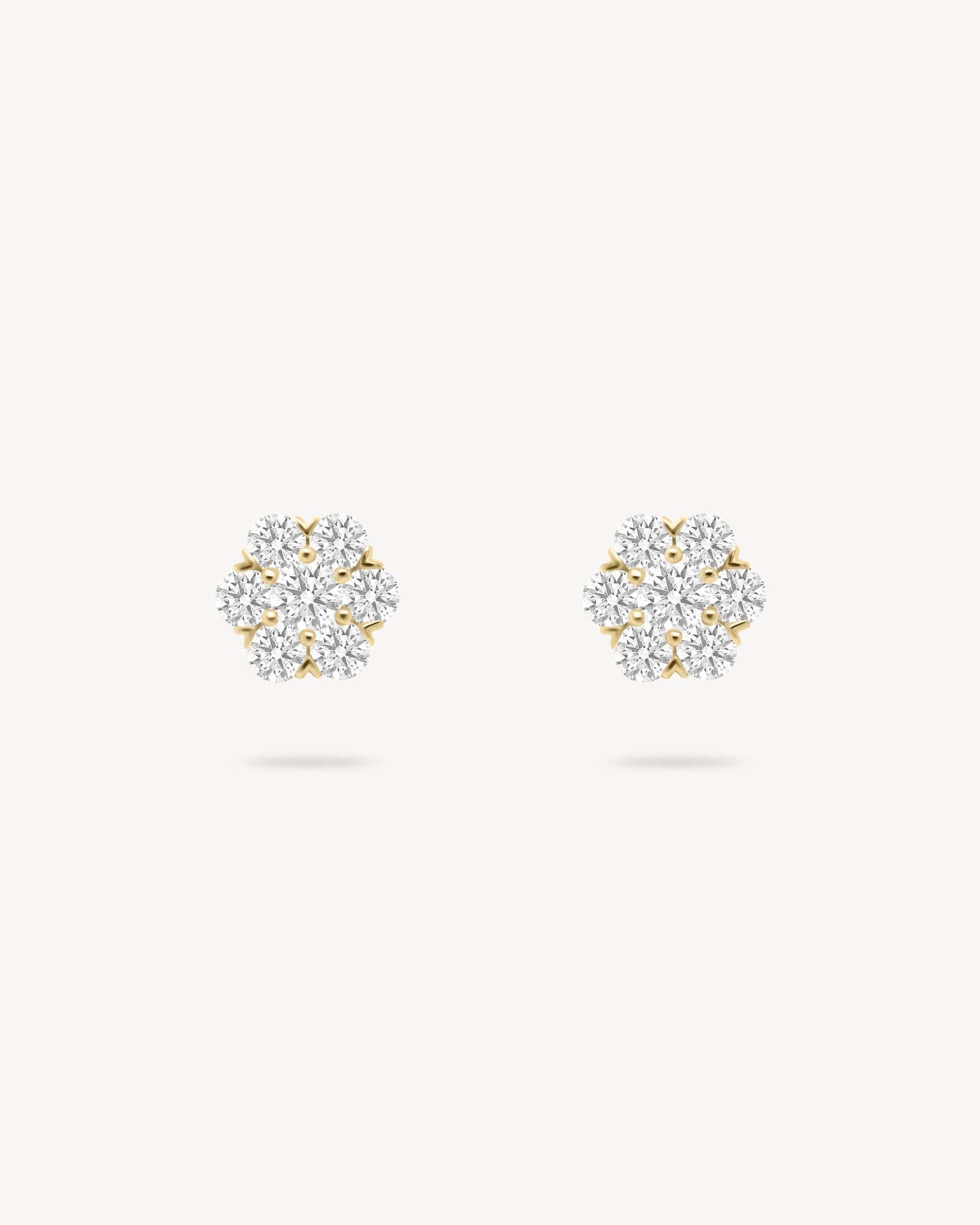 1.0 CT Round Bezel Solitaire Lab Grown Diamond Earrings