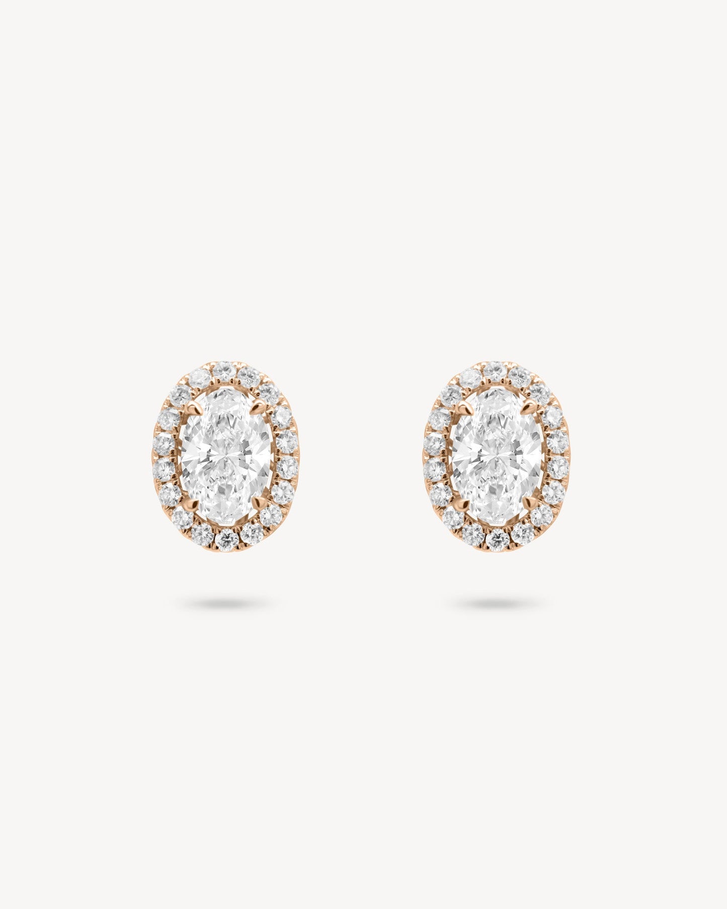 1.0 CT Round Bezel Solitaire Lab Grown Diamond Earrings