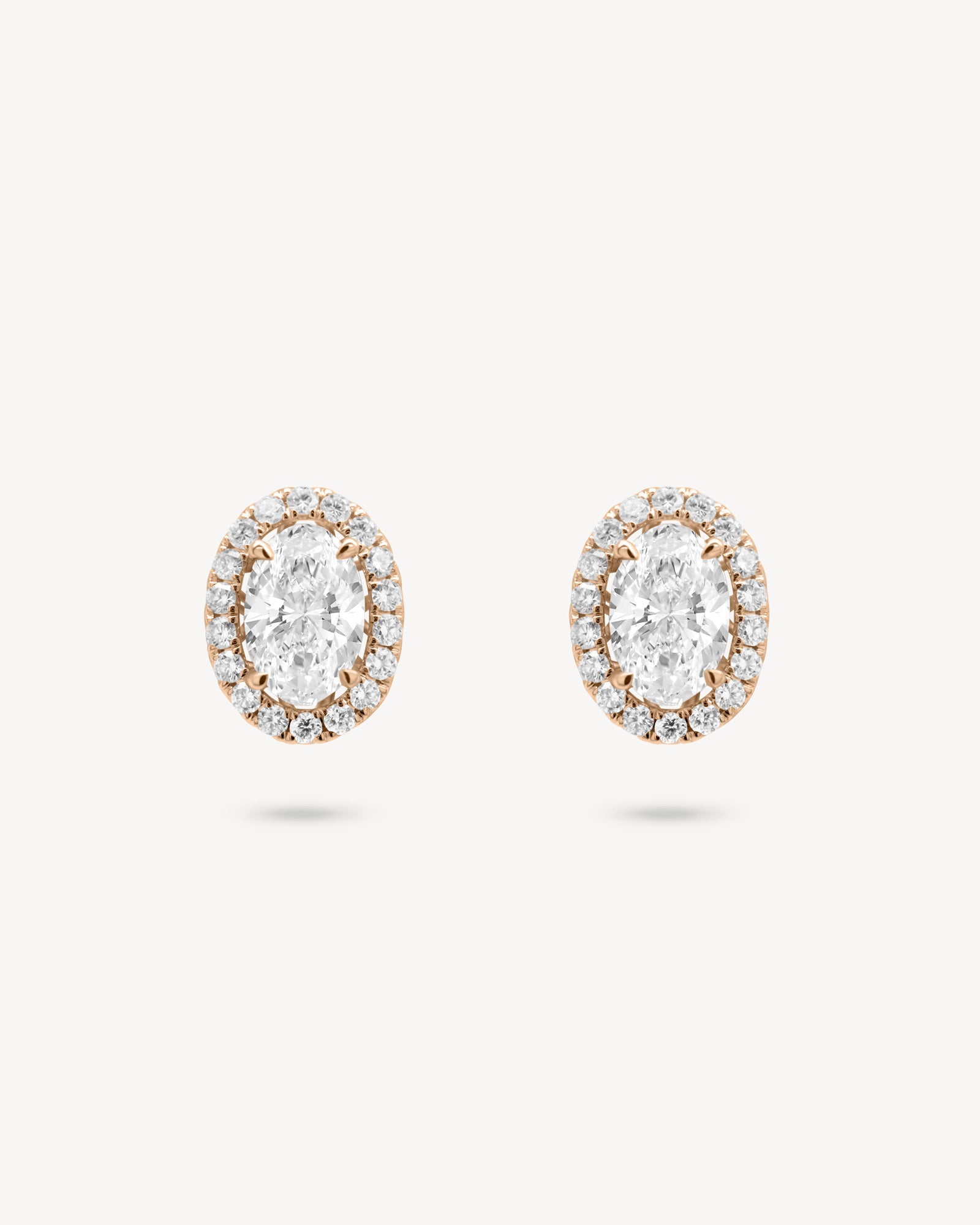 1.0 CT Round Bezel Solitaire Lab Grown Diamond Earrings