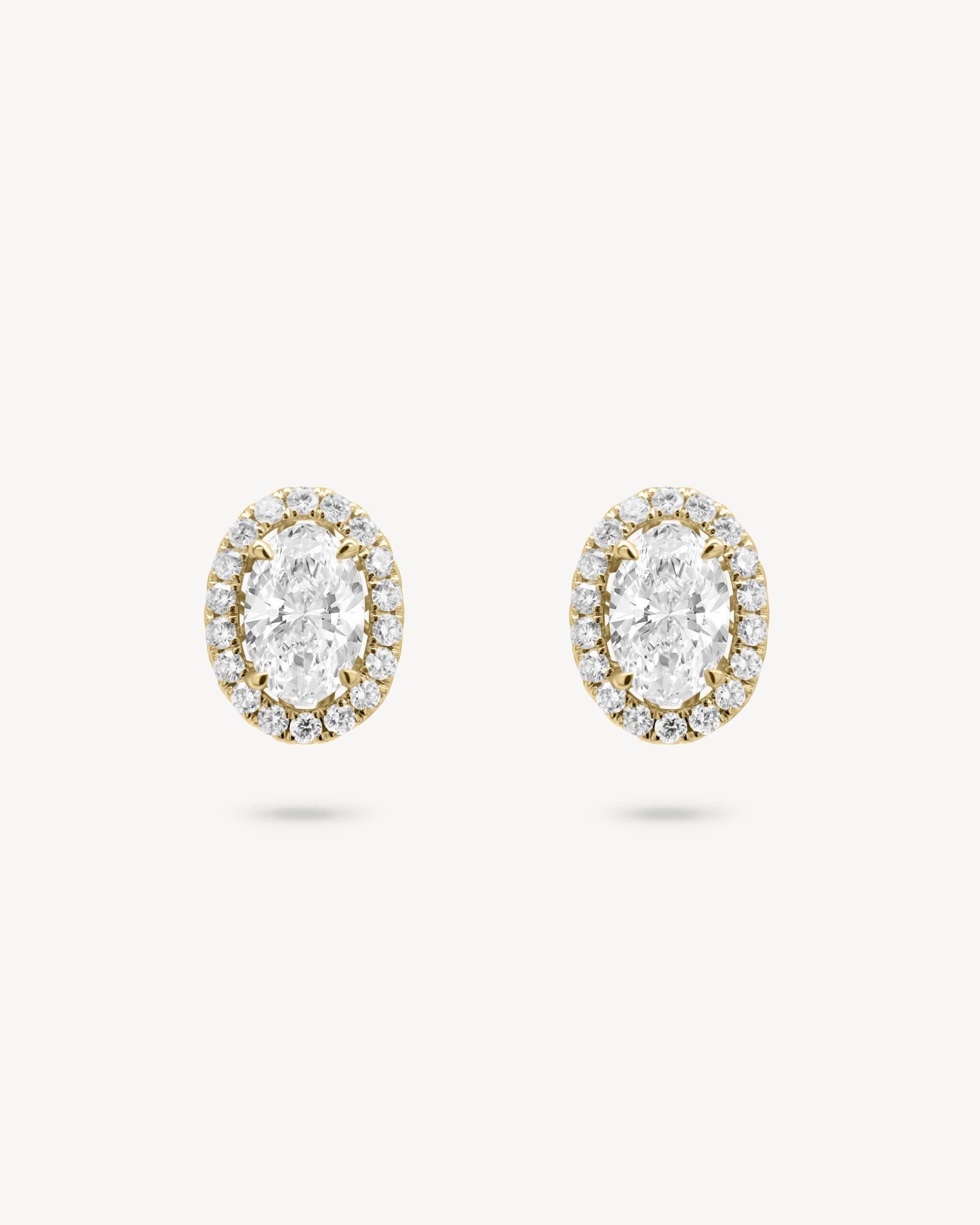 1.0 CT Round Bezel Solitaire Lab Grown Diamond Earrings