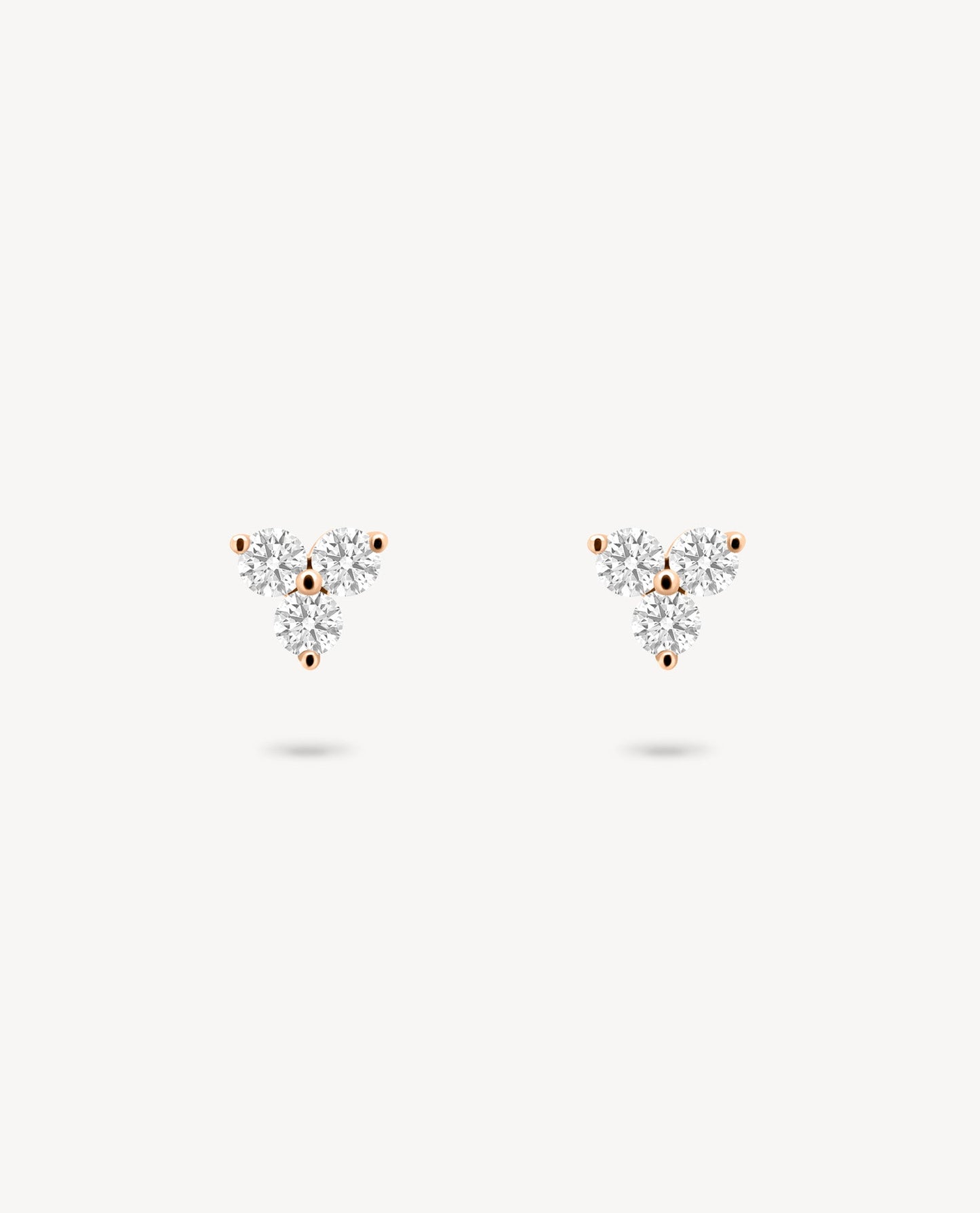 1.0 CT Round Bezel Solitaire Lab Grown Diamond Earrings