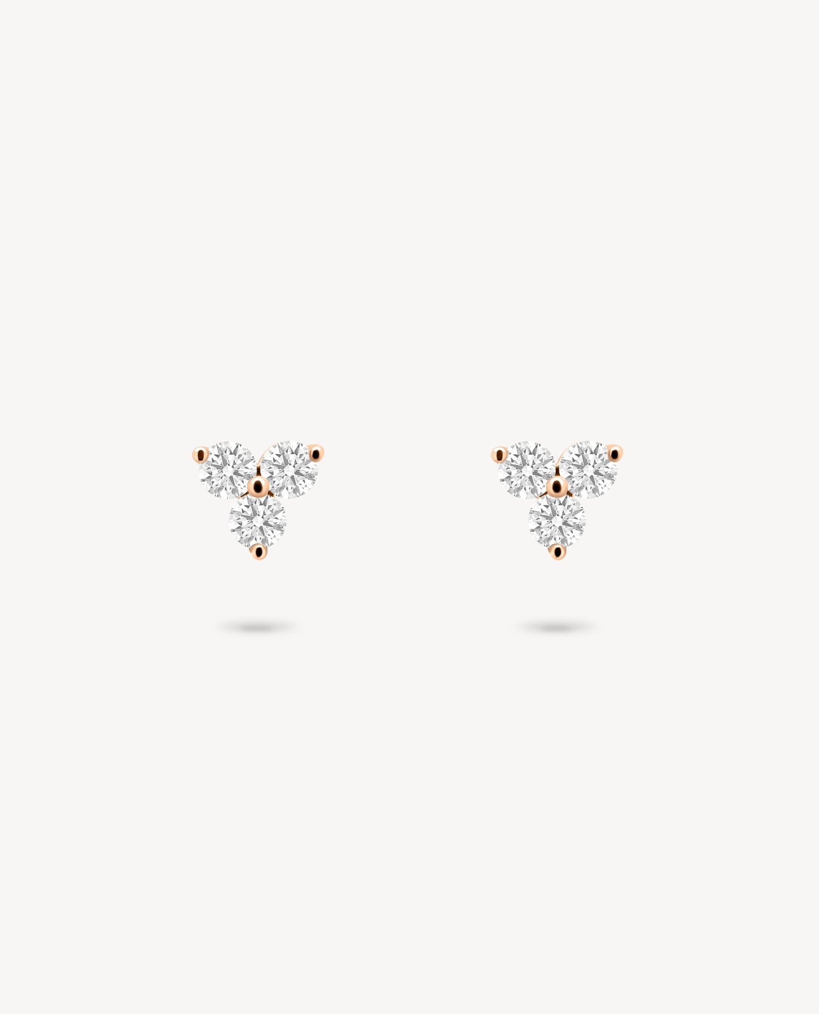 1.0 CT Round Bezel Solitaire Lab Grown Diamond Earrings
