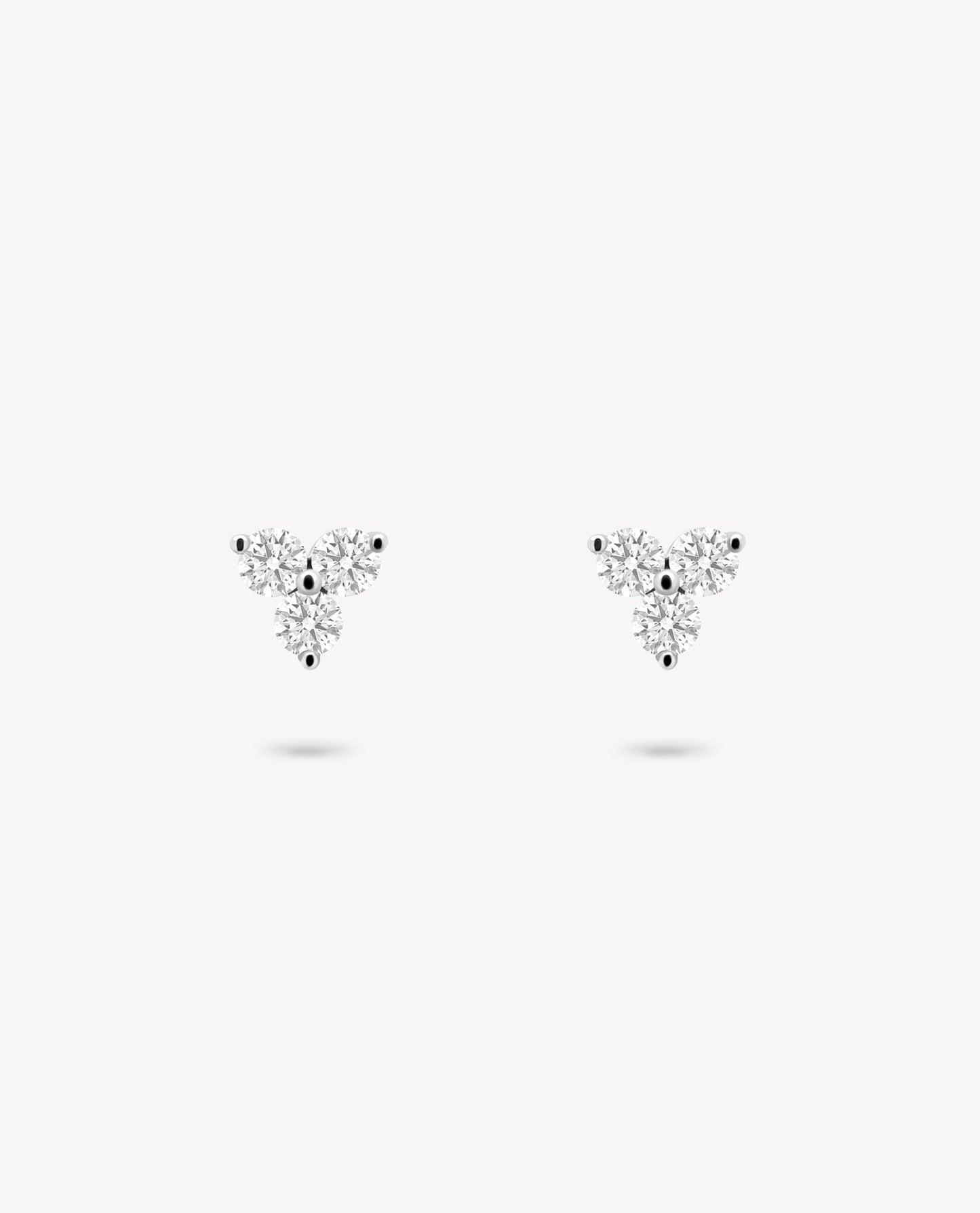 1.0 CT Round Bezel Solitaire Lab Grown Diamond Earrings