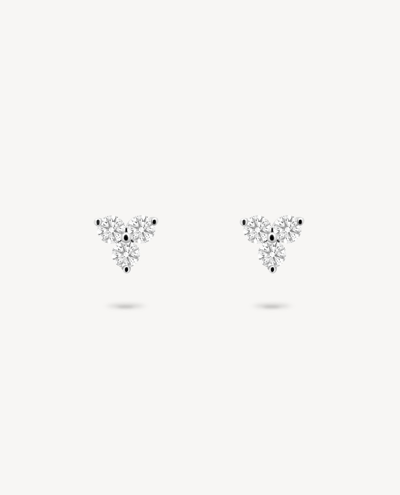 1.0 CT Round Bezel Solitaire Lab Grown Diamond Earrings