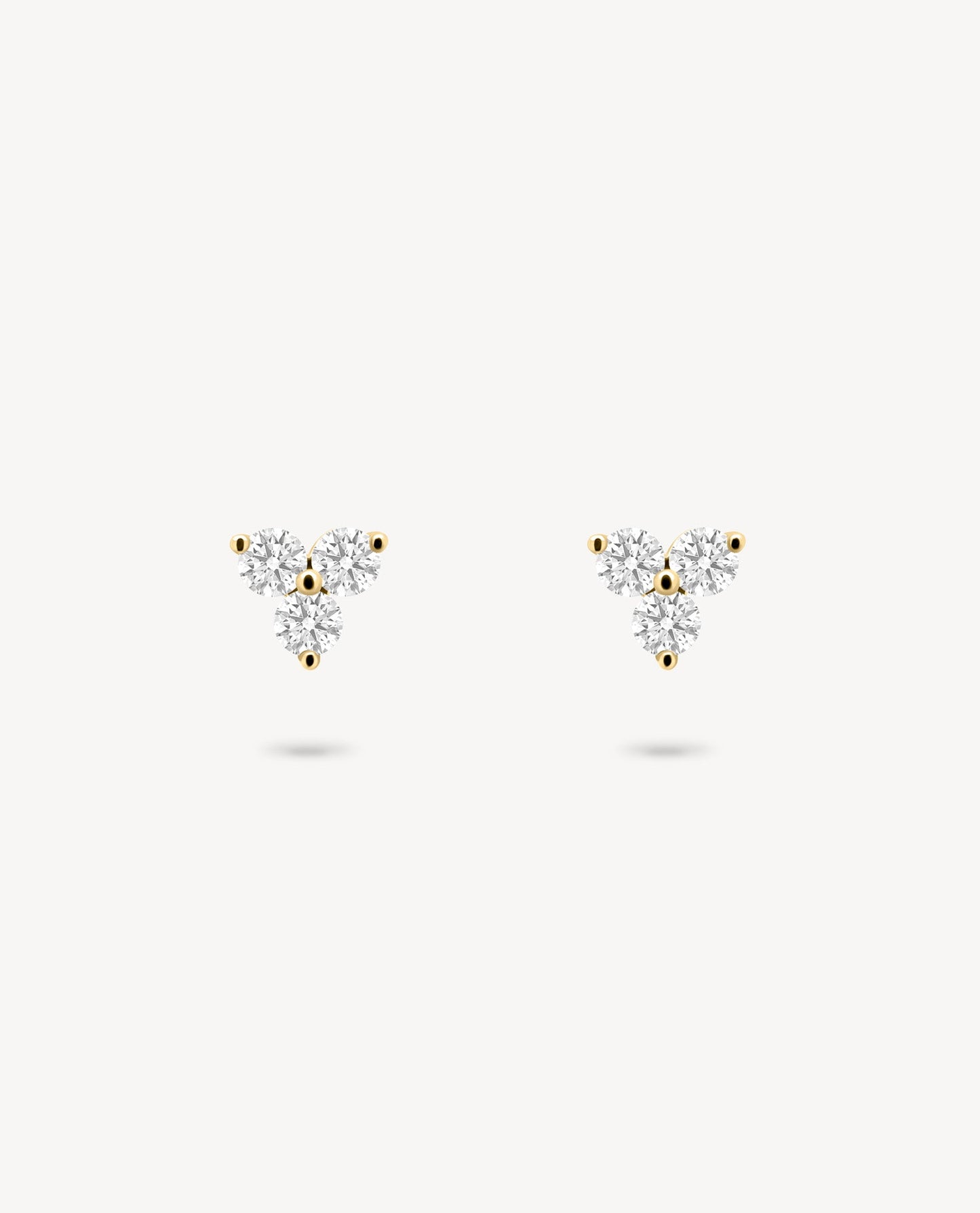 1.0 CT Round Bezel Solitaire Lab Grown Diamond Earrings