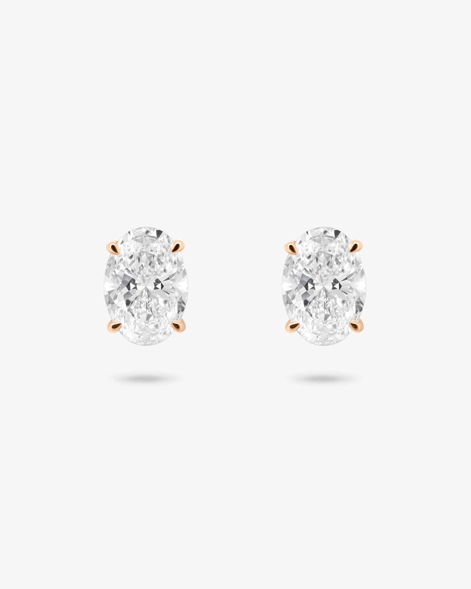 1.0 CT Round Bezel Solitaire Lab Grown Diamond Earrings