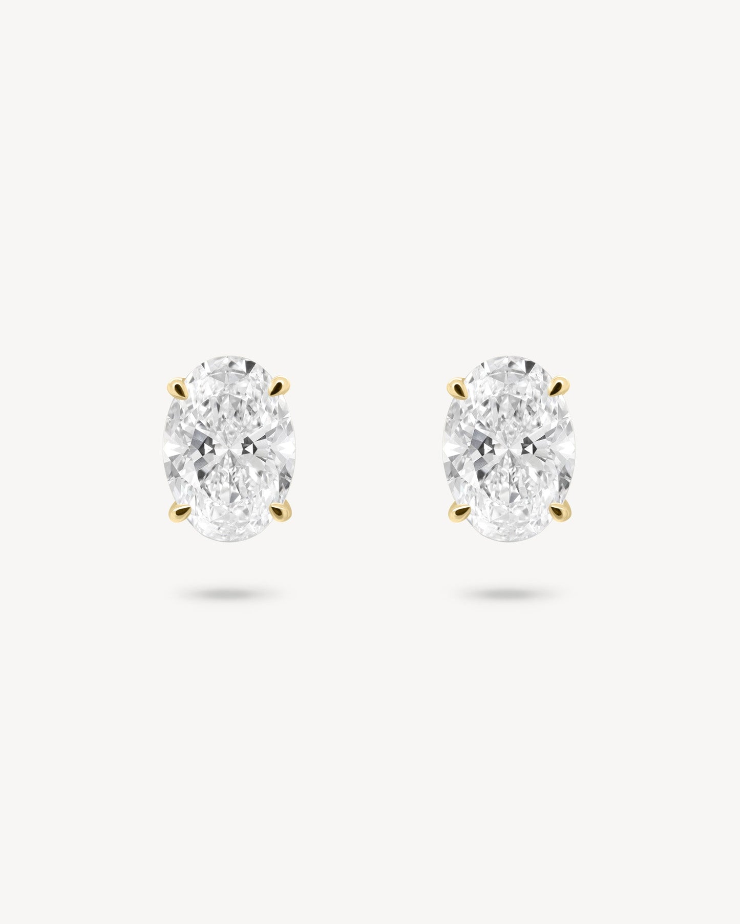 1.0 CT Round Bezel Solitaire Lab Grown Diamond Earrings