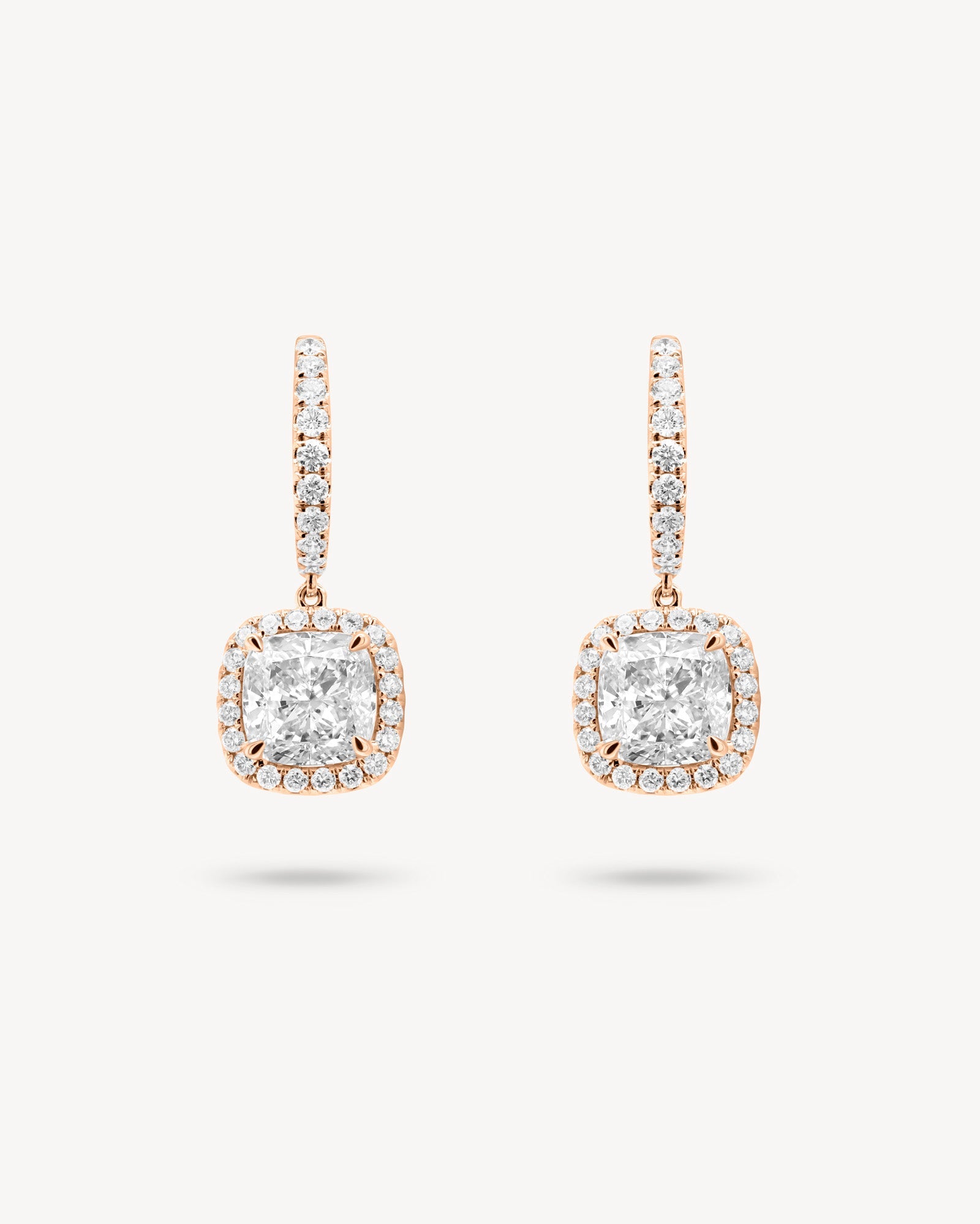 1.0 CT Round Bezel Solitaire Lab Grown Diamond Earrings