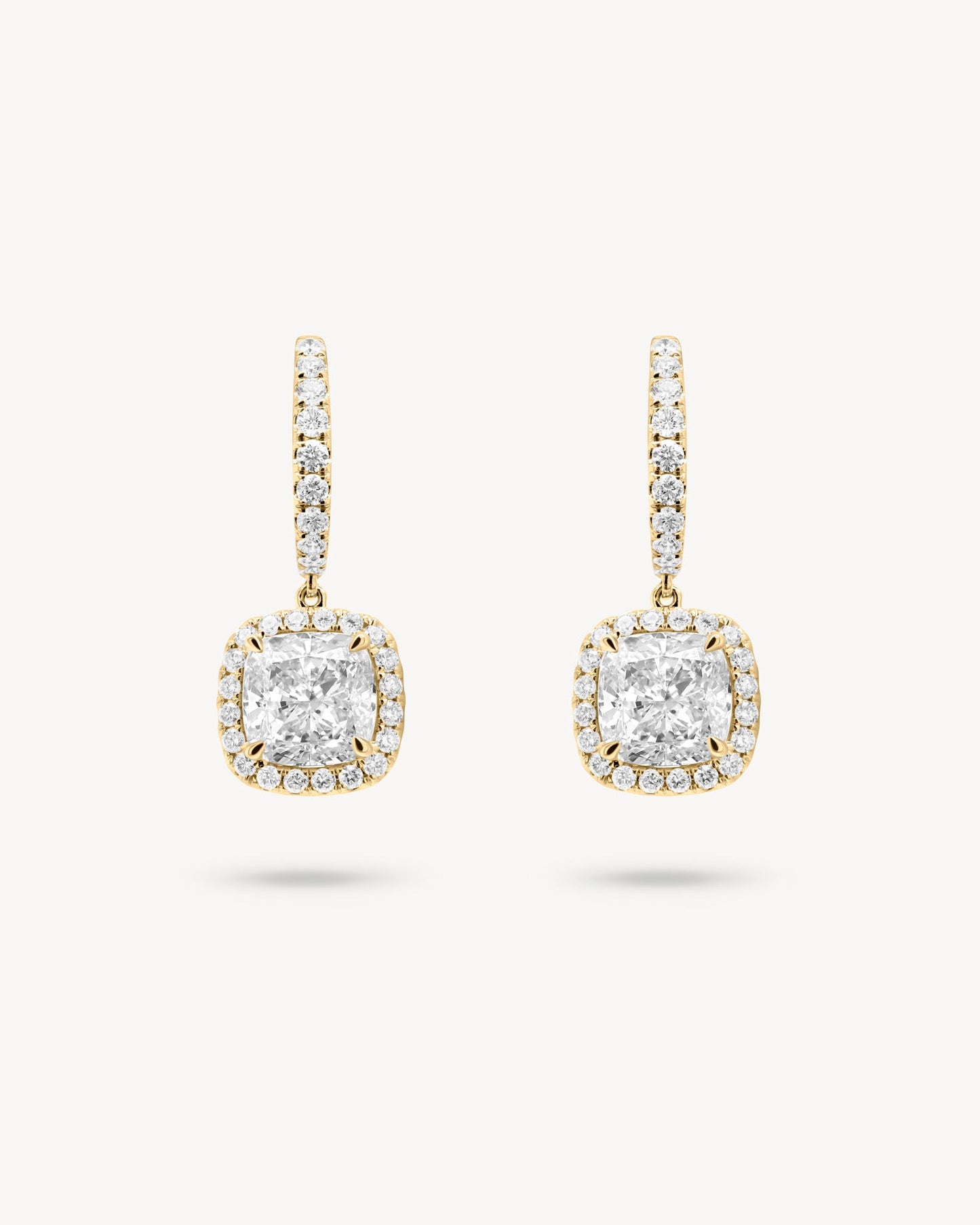 1.0 CT Round Bezel Solitaire Lab Grown Diamond Earrings