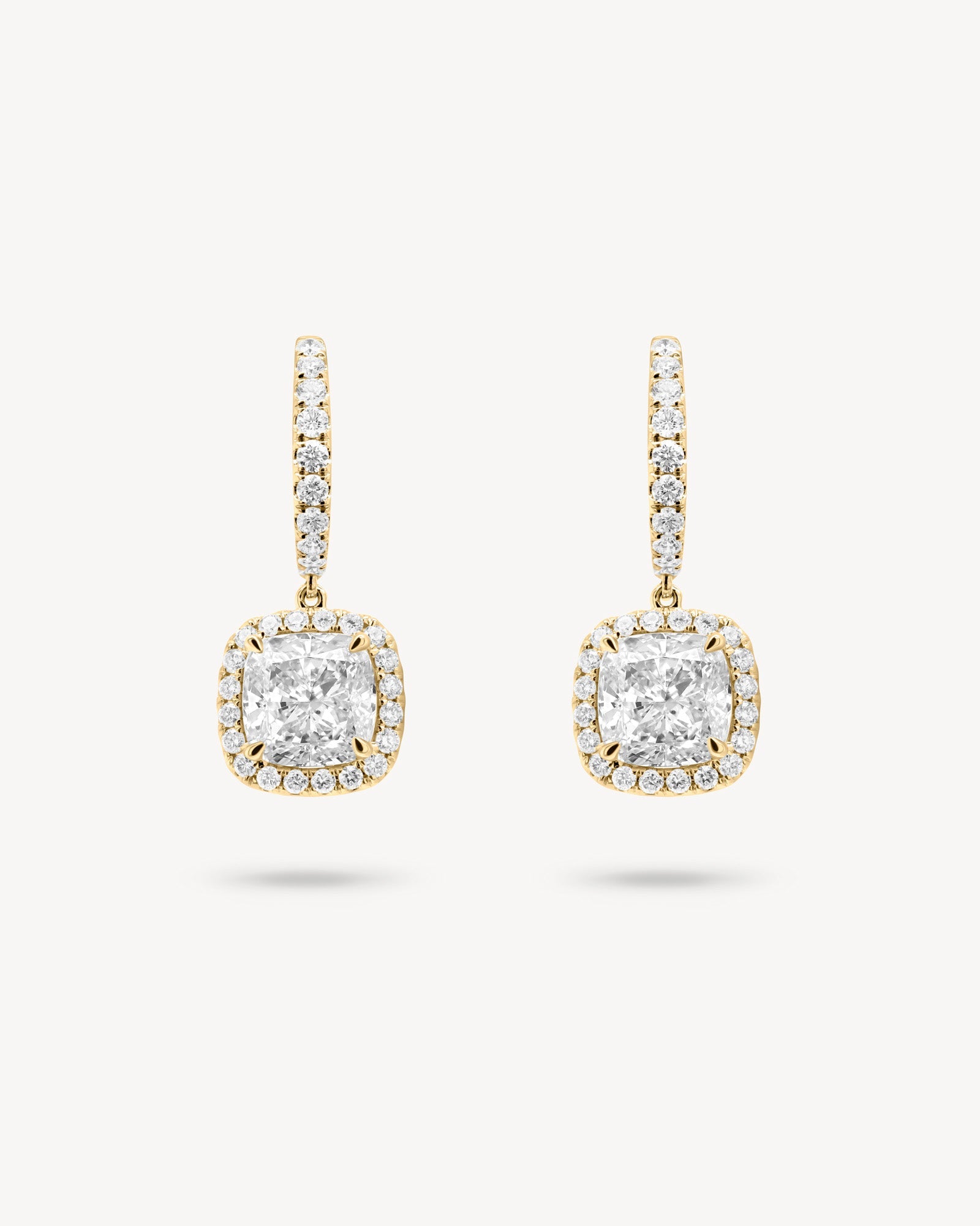 1.0 CT Round Bezel Solitaire Lab Grown Diamond Earrings