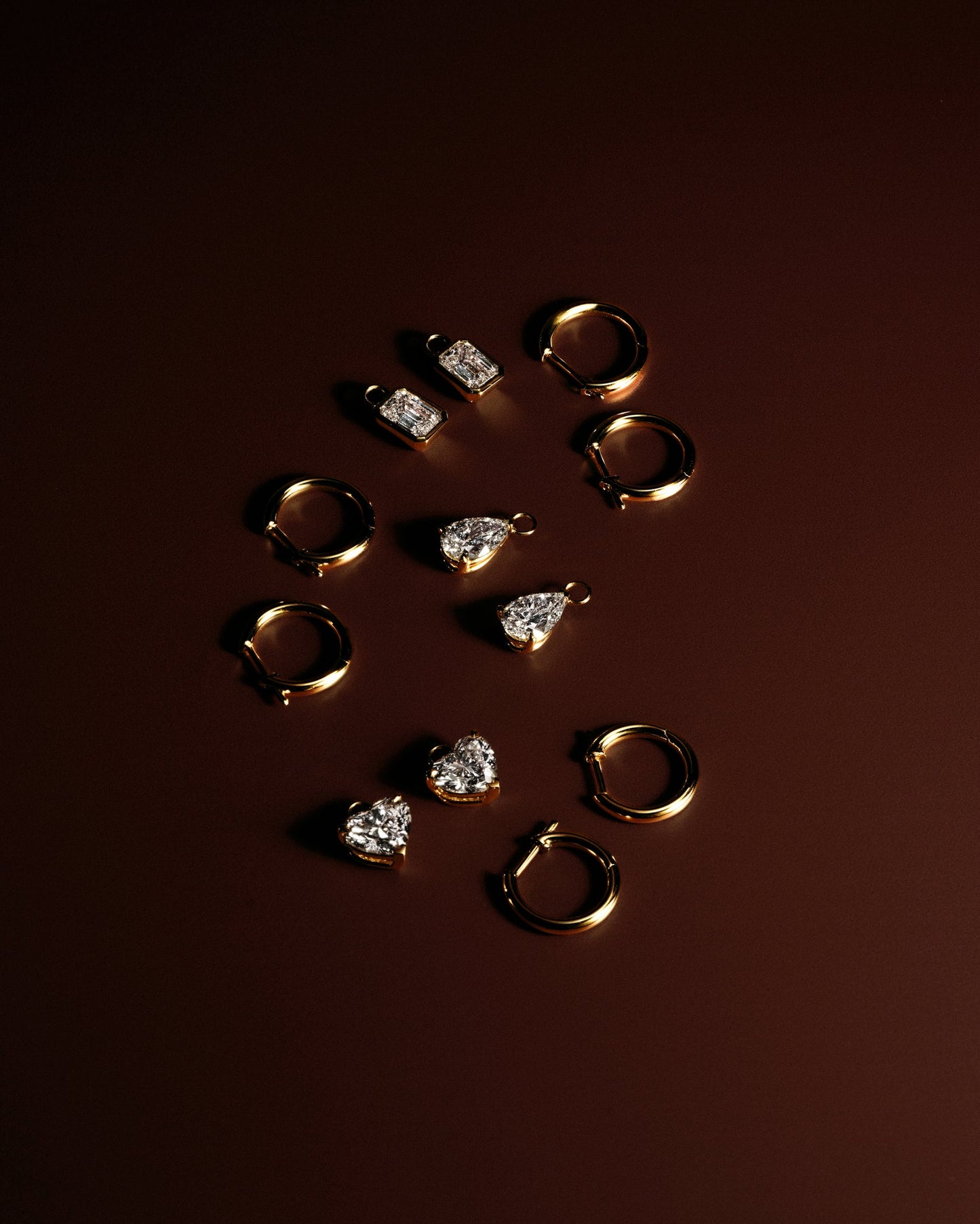1.0 CT Round Bezel Solitaire Lab Grown Diamond Earrings