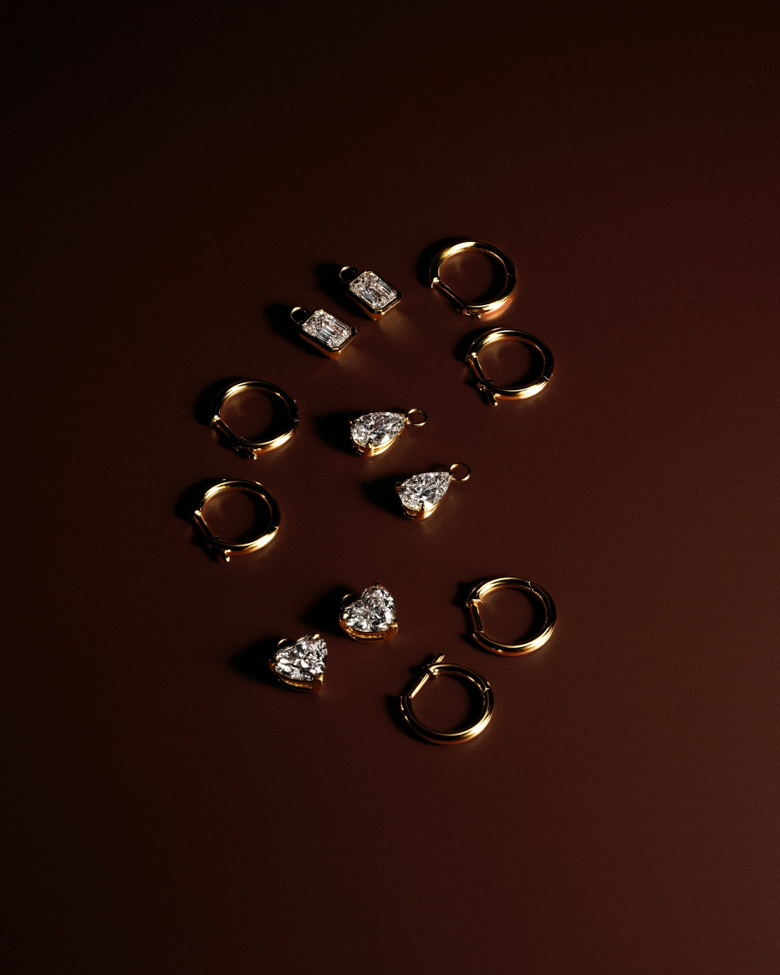 1.0 CT Round Bezel Solitaire Lab Grown Diamond Earrings