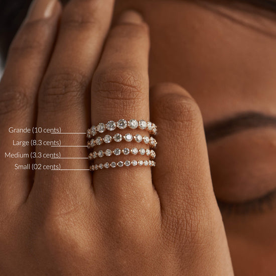 0.23 CT Round Half Eternity CVD EF/VVS Diamond Wedding Band 5