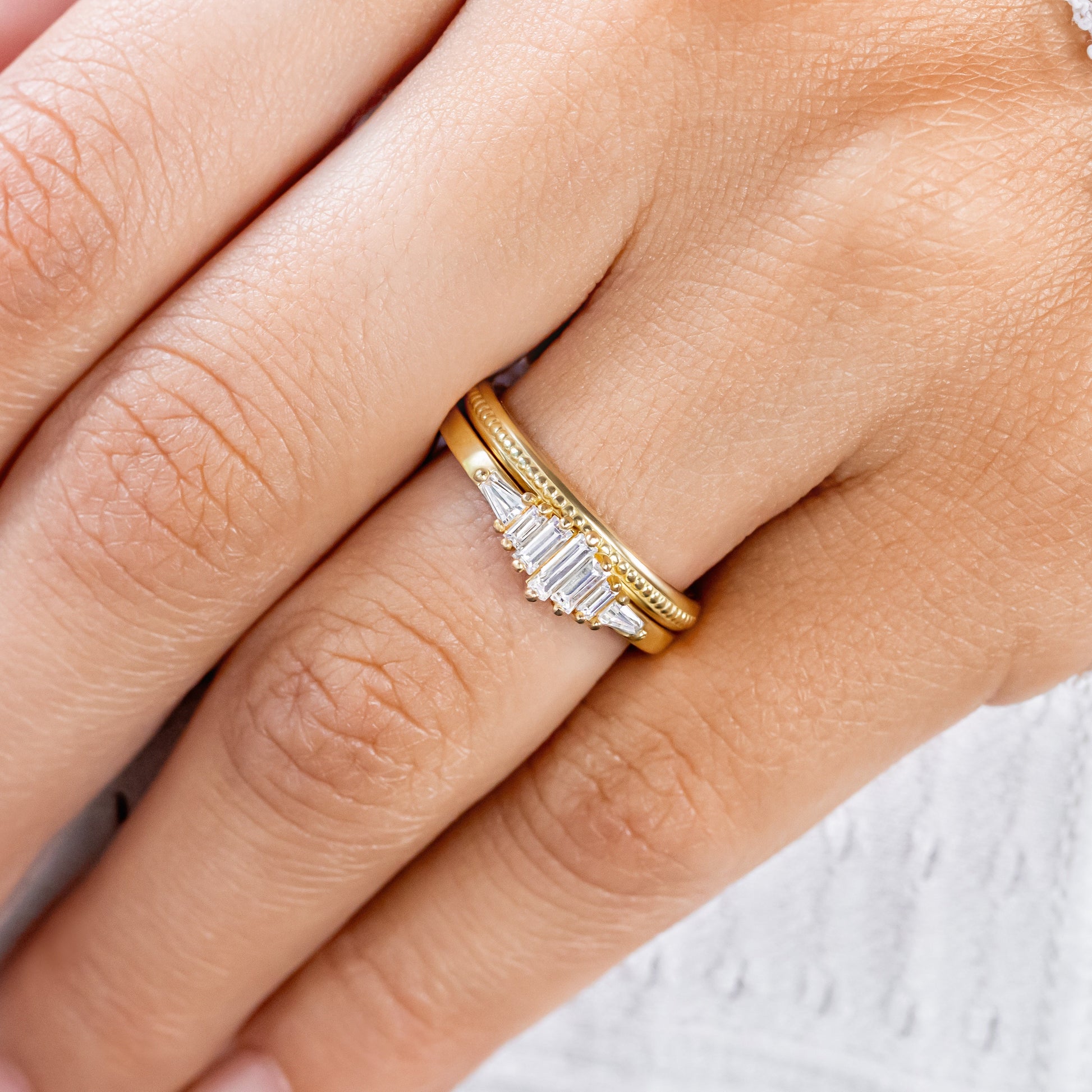 0.37 CT Round Full Eternity Lab Grown Diamond Wedding Band