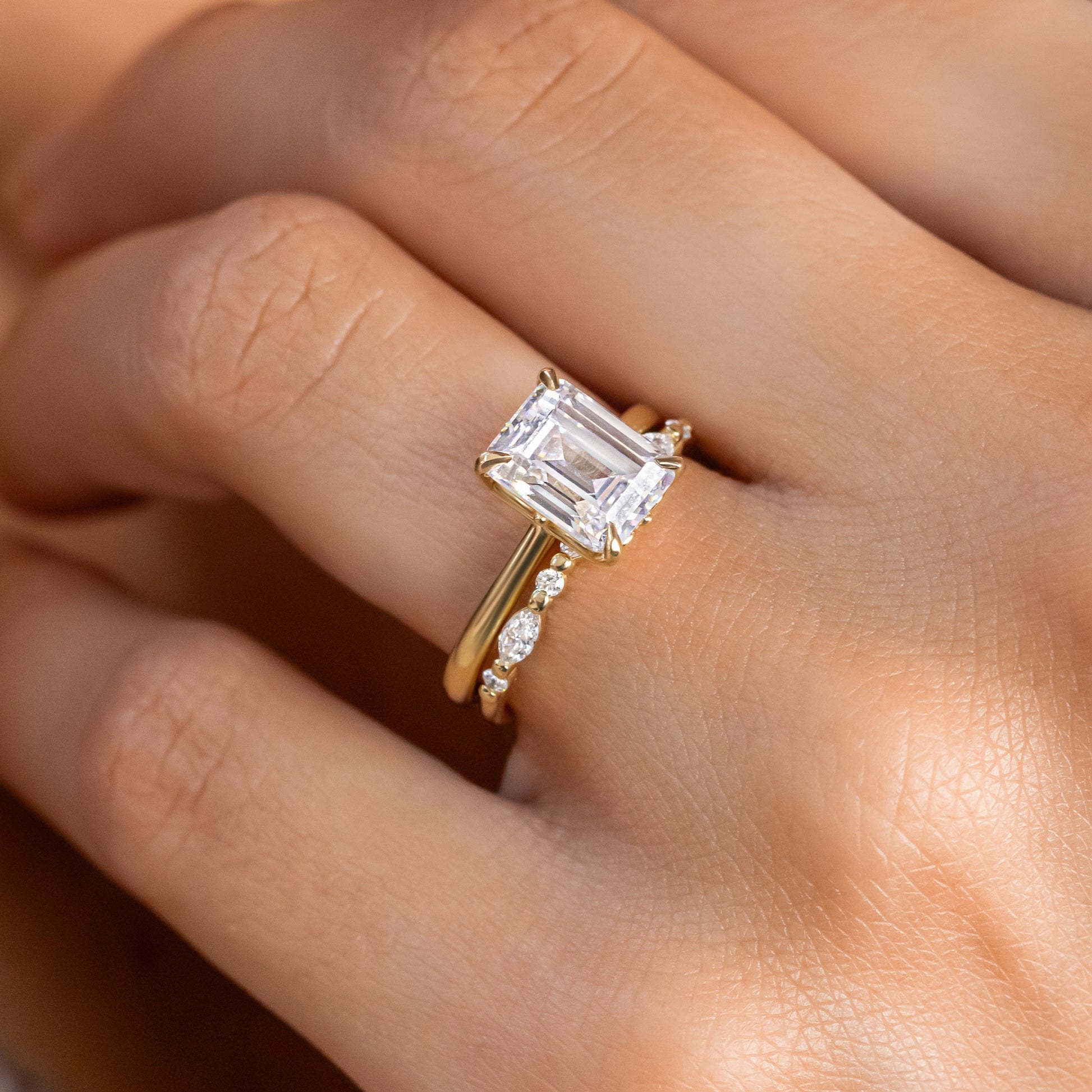 0.37 CT Round Full Eternity Lab Grown Diamond Wedding Band