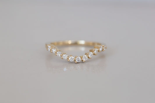 0.37 CT Round Full Eternity Lab Grown Diamond Wedding Band