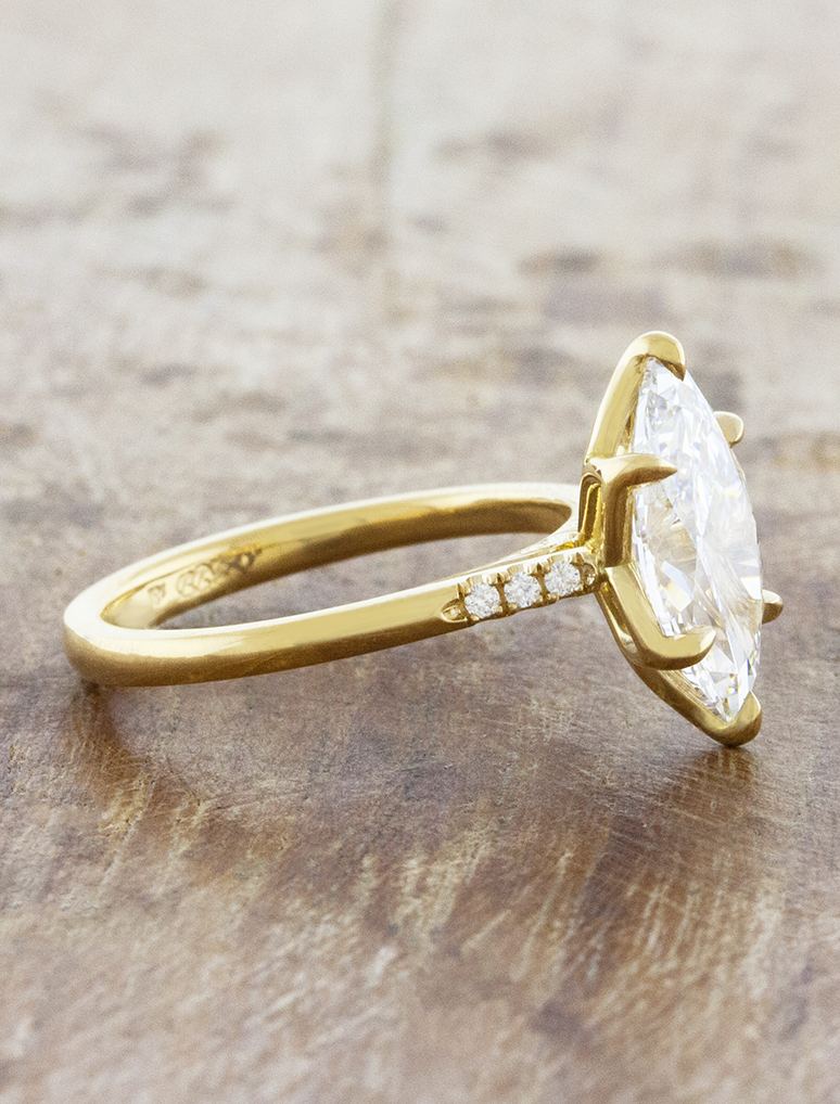 2 CT Round Three Stones Lab Grown Diamond Engagement Ring