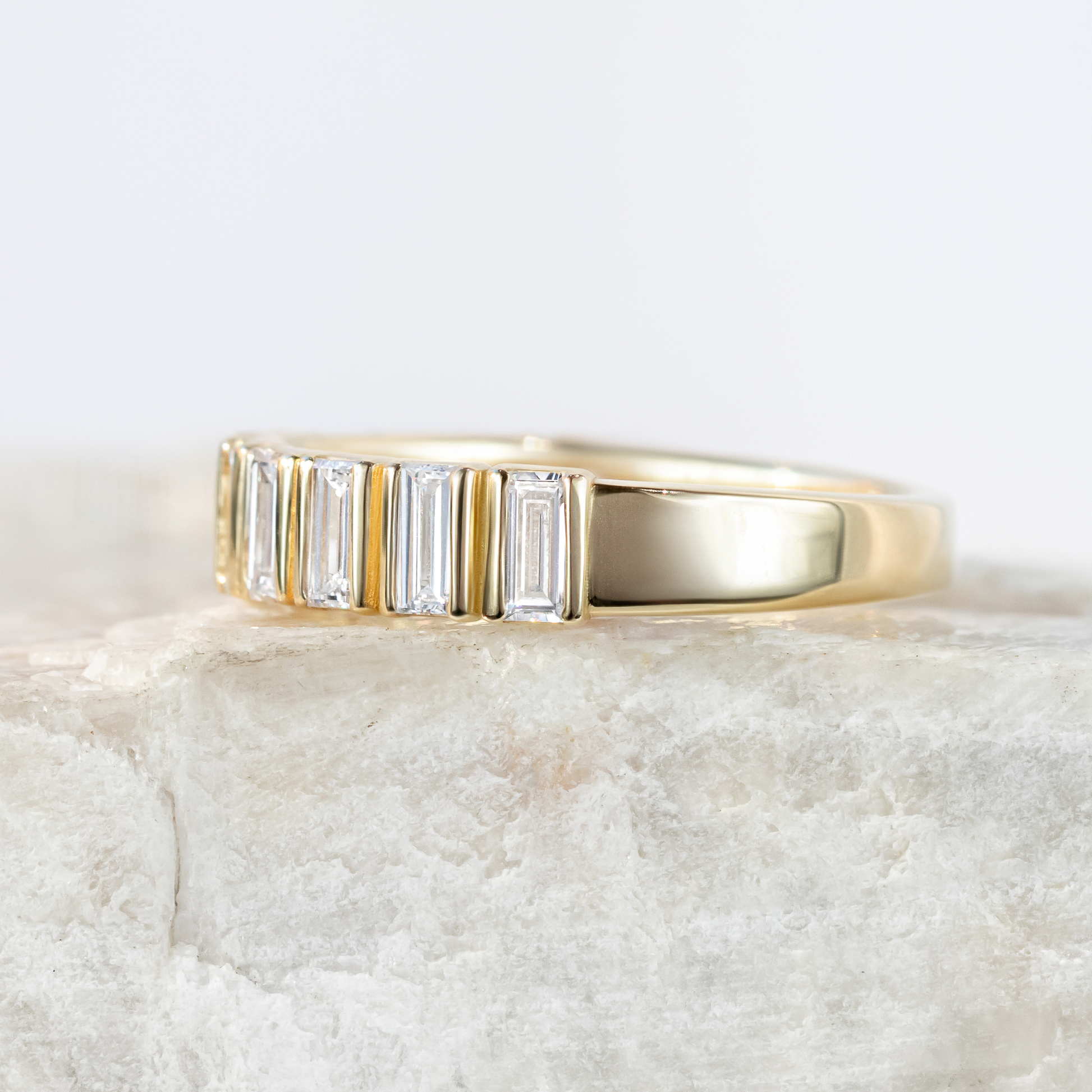 0.37 CT Round Full Eternity Lab Grown Diamond Wedding Band