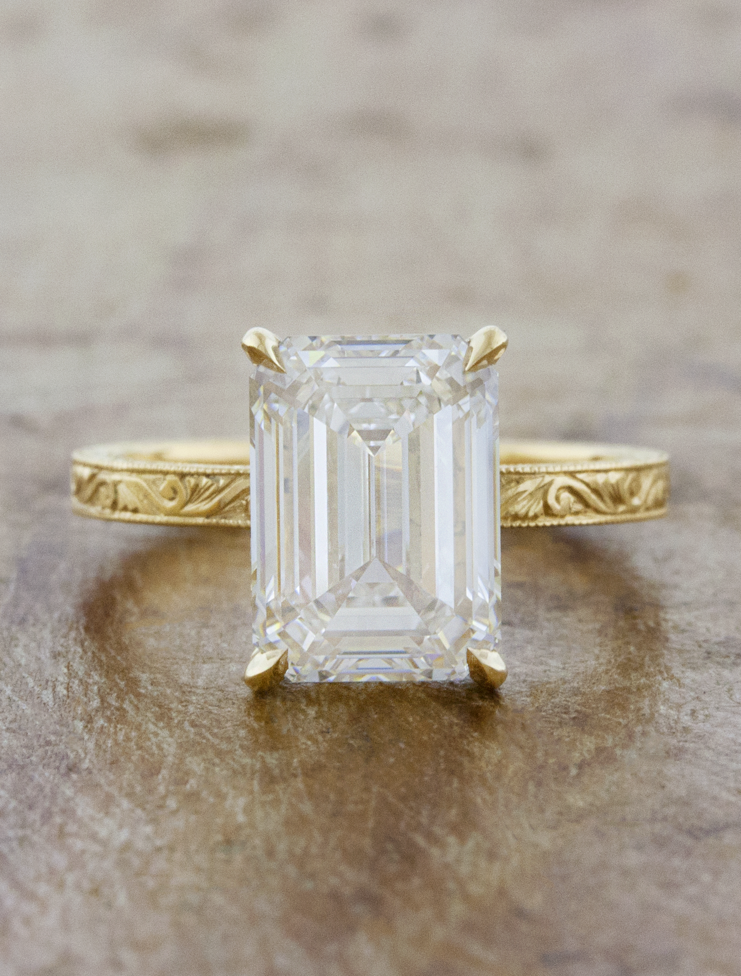 2 CT Round Three Stones Lab Grown Diamond Engagement Ring