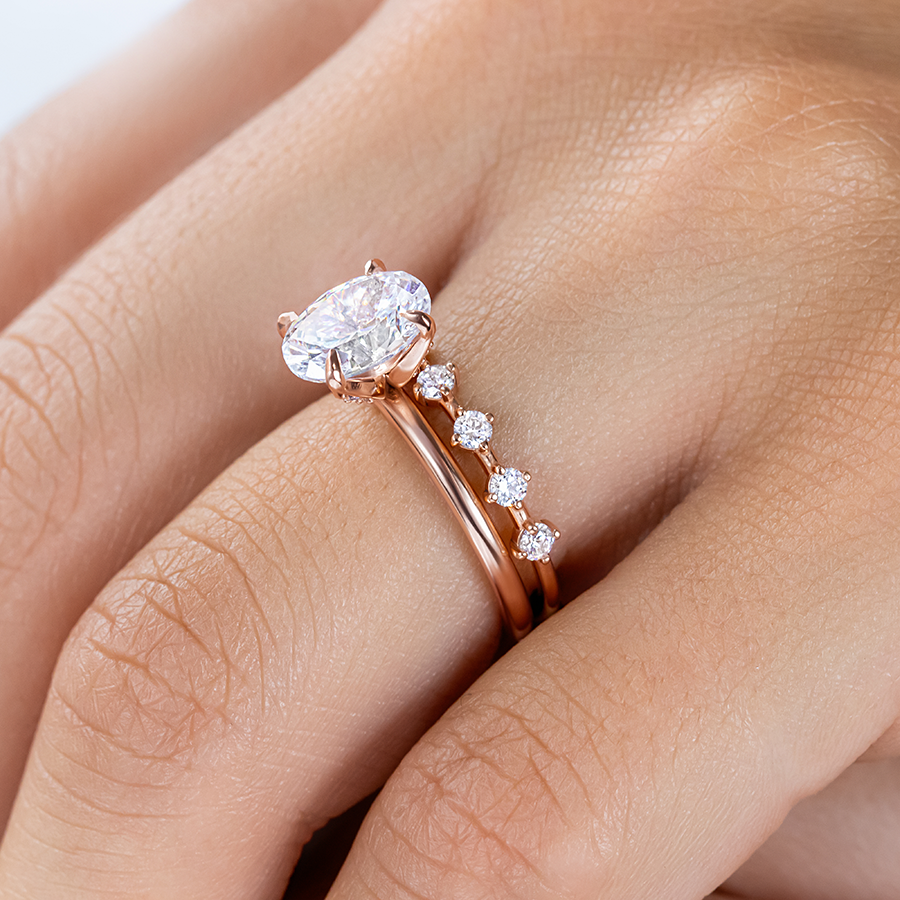 0.37 CT Round Full Eternity Lab Grown Diamond Wedding Band