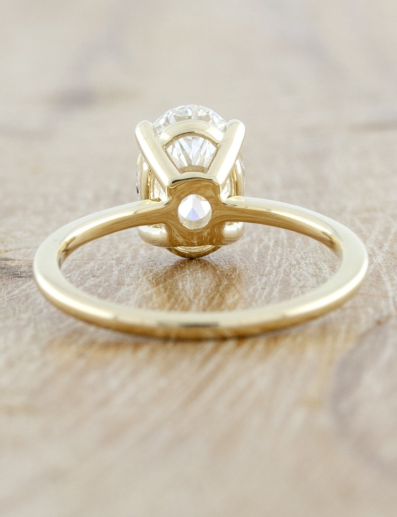 2 CT Round Three Stones Lab Grown Diamond Engagement Ring