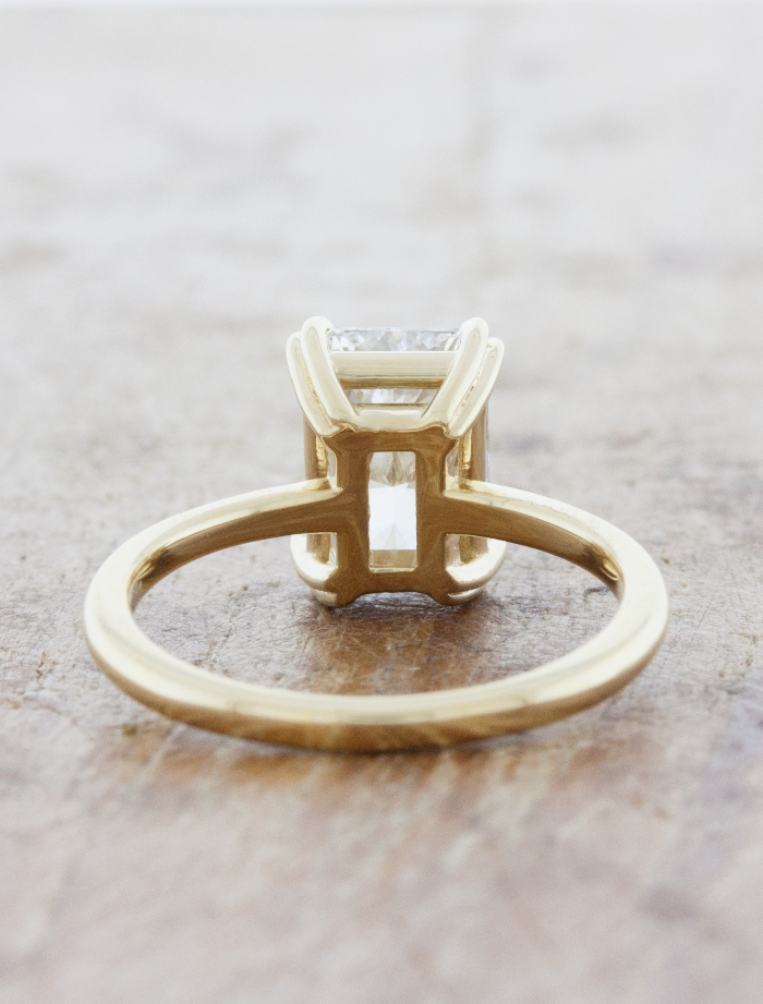 2 CT Round Three Stones Lab Grown Diamond Engagement Ring