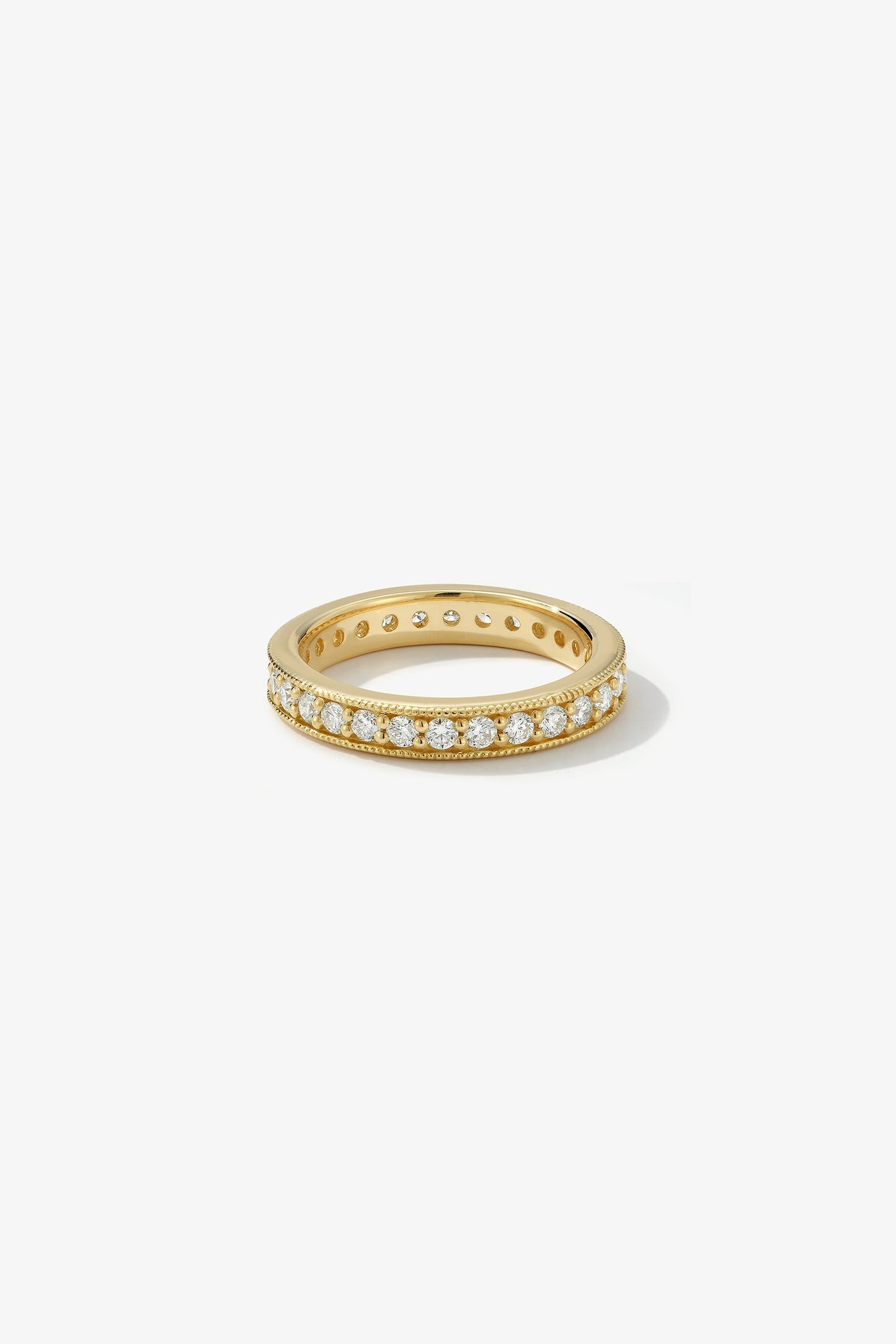0.37 CT Round Full Eternity Lab Grown Diamond Wedding Band