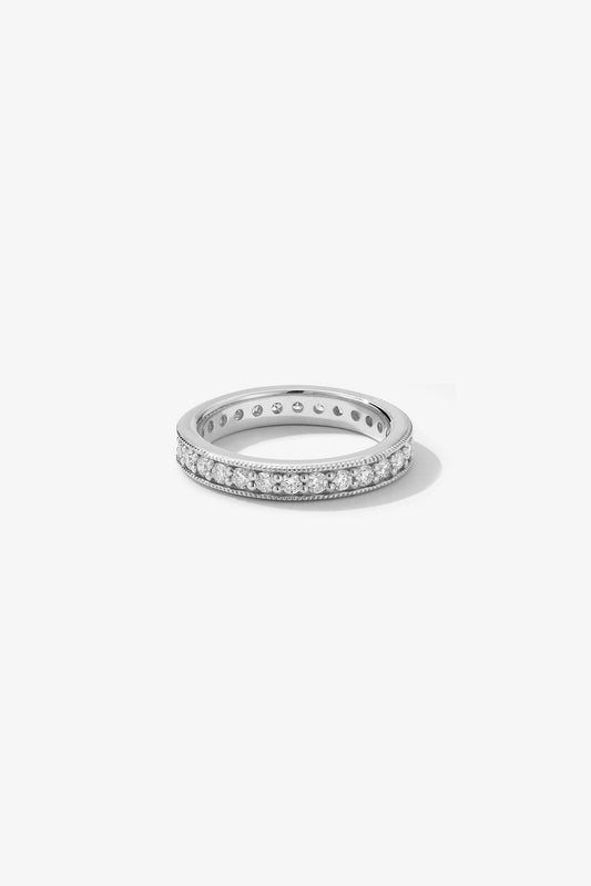 0.37 CT Round Full Eternity Lab Grown Diamond Wedding Band