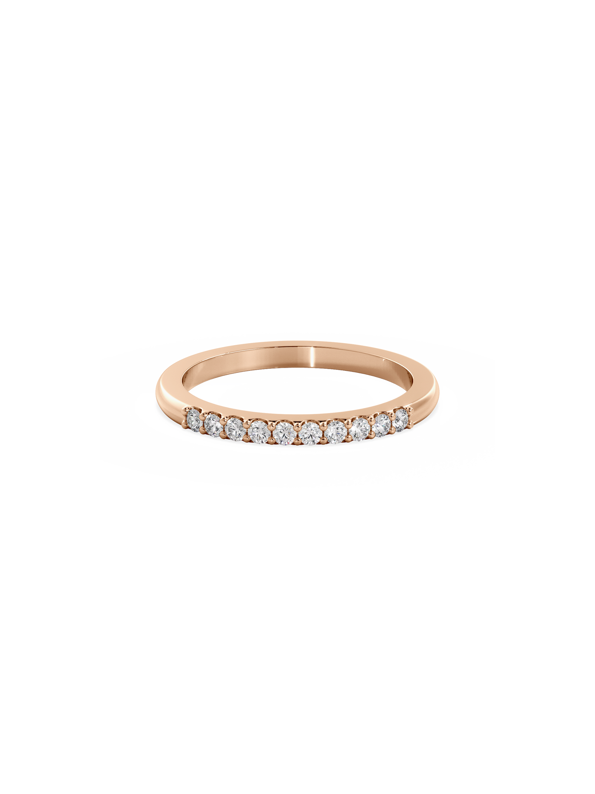 0.37 CT Round Full Eternity Lab Grown Diamond Wedding Band